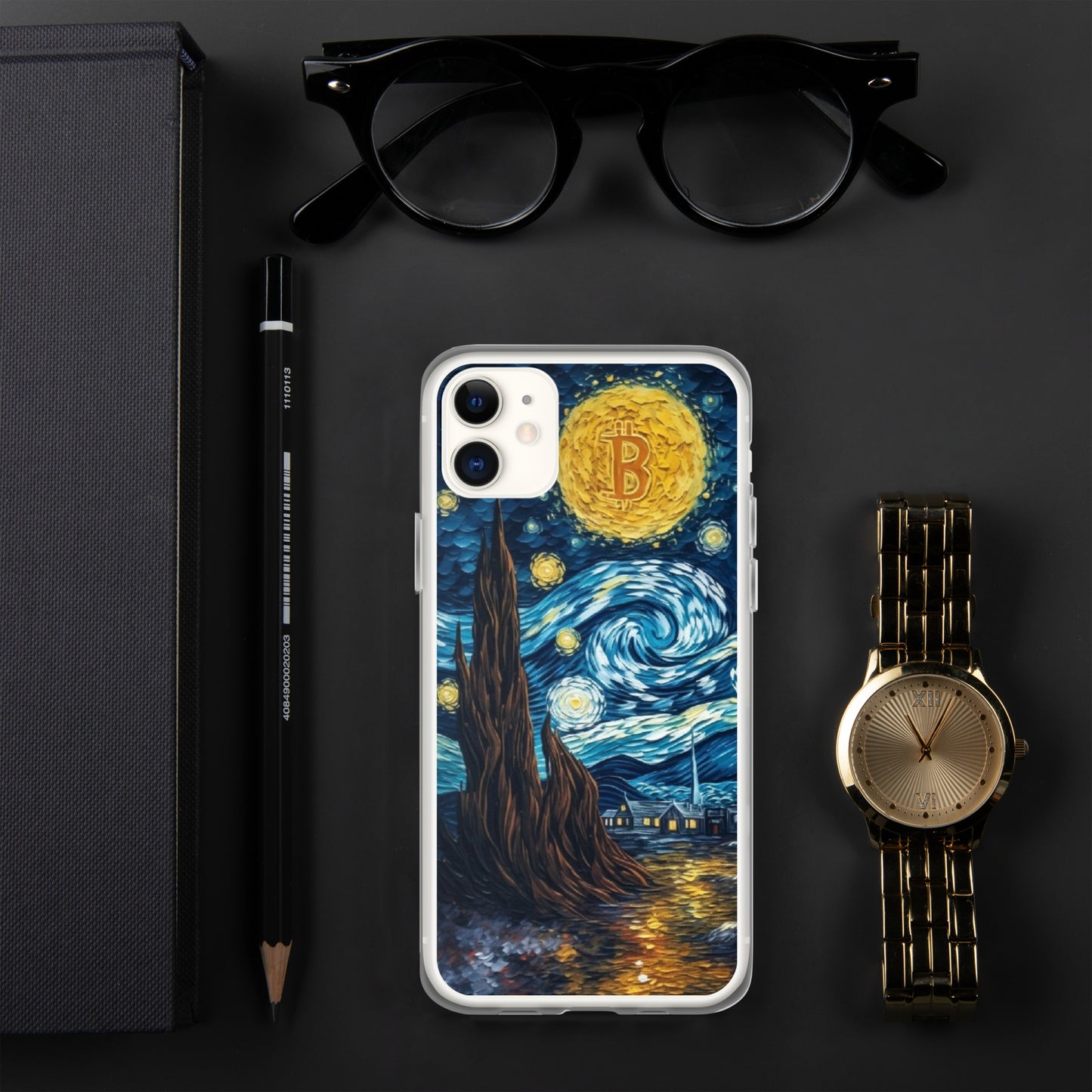 Capa para iPhone® A Noite Bitcoinizada