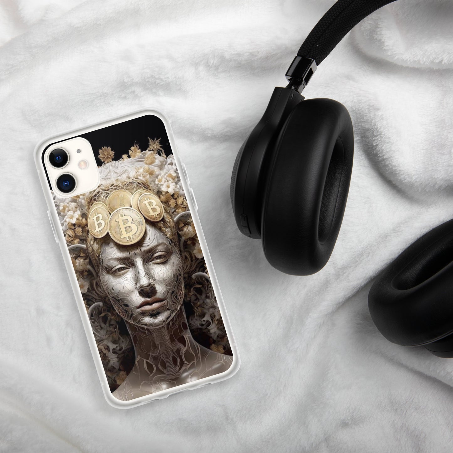 Capa para iPhone® Bitcoin A Deusa das Criptos