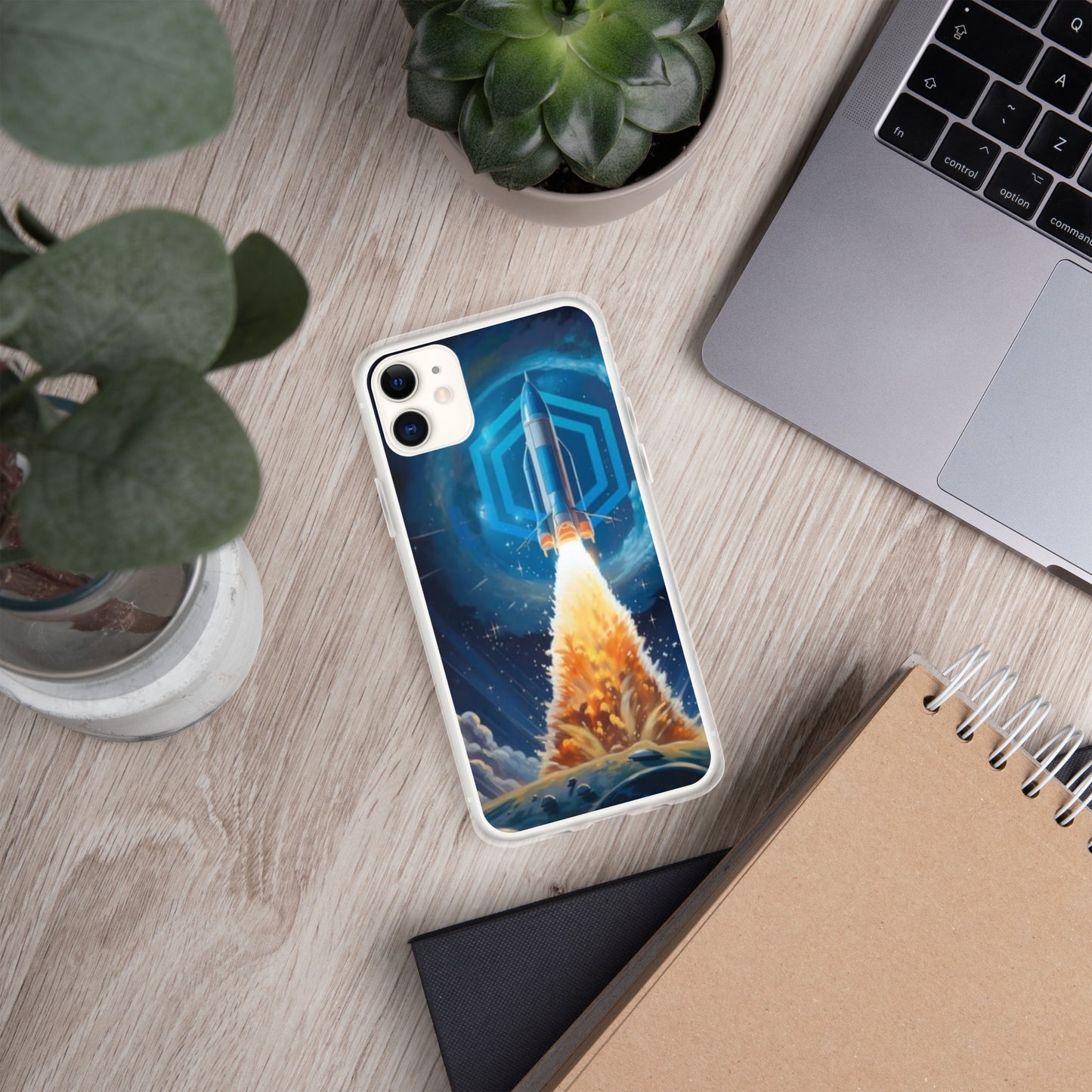 Capa para iPhone® Chainlink o Google do Universo Cripto