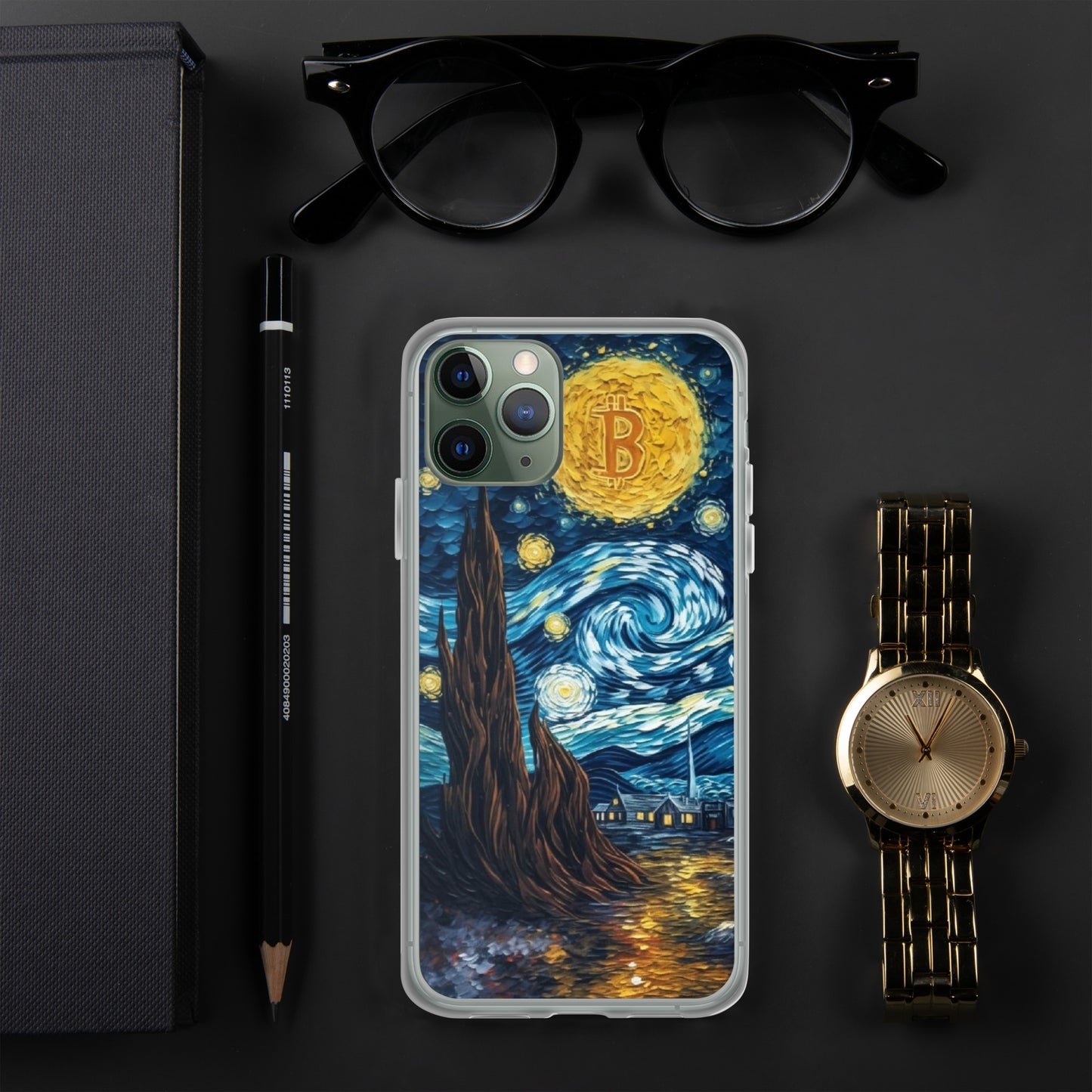 Capa para iPhone® A Noite Bitcoinizada
