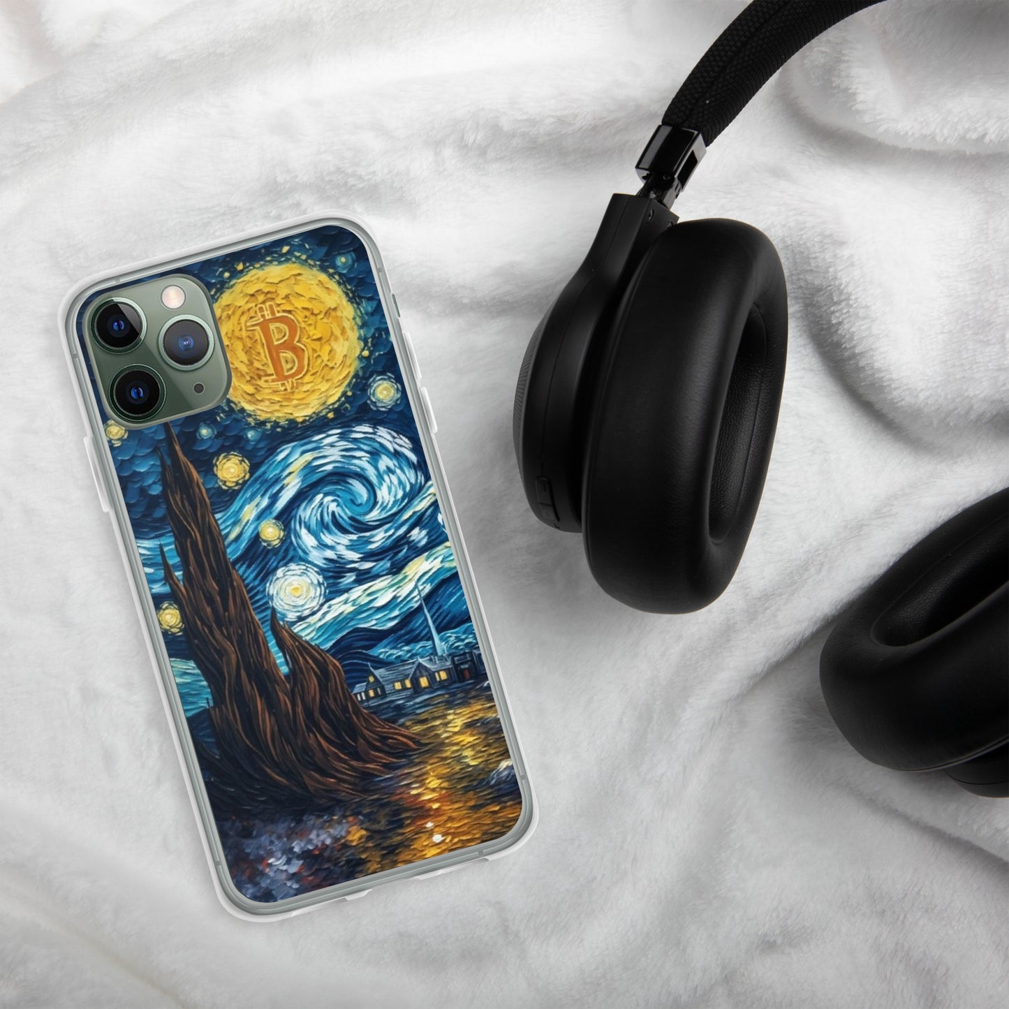 Capa para iPhone® A Noite Bitcoinizada