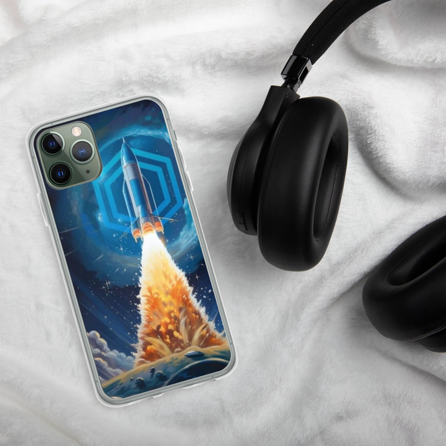 Capa para iPhone® Chainlink o Google do Universo Cripto