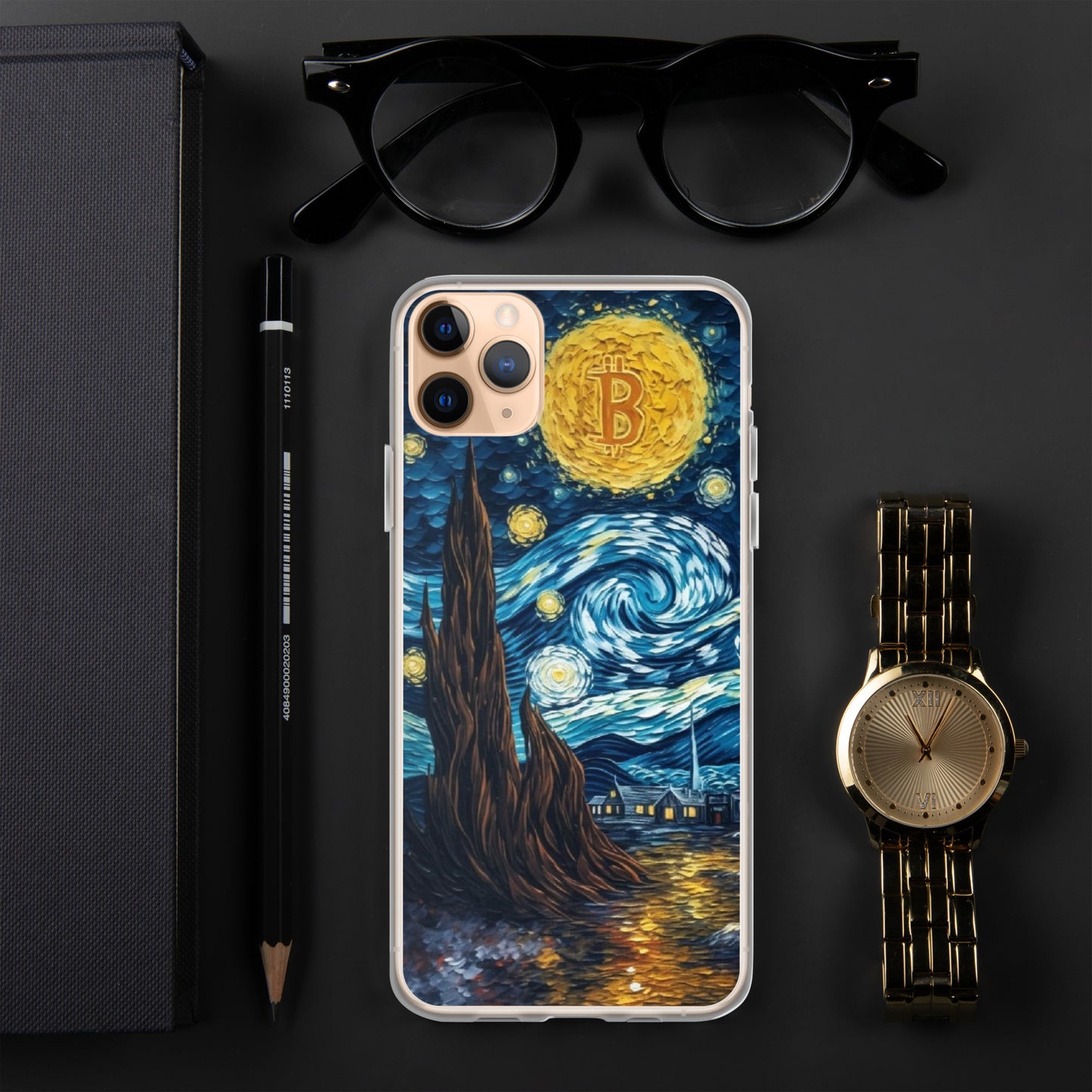 Capa para iPhone® A Noite Bitcoinizada