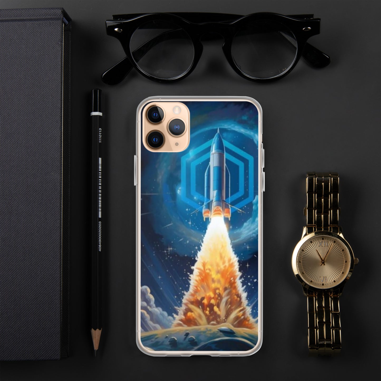 Capa para iPhone® Chainlink o Google do Universo Cripto