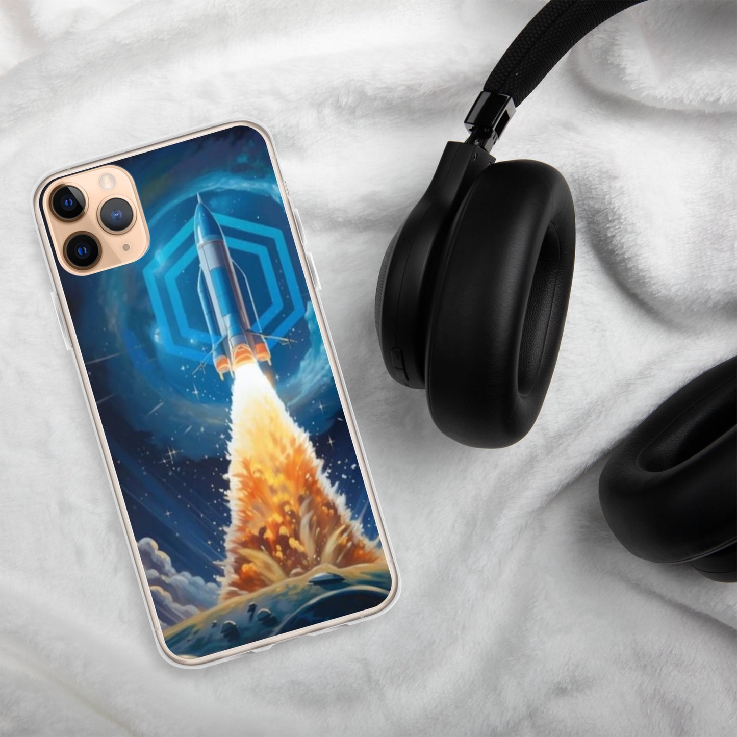 Capa para iPhone® Chainlink o Google do Universo Cripto