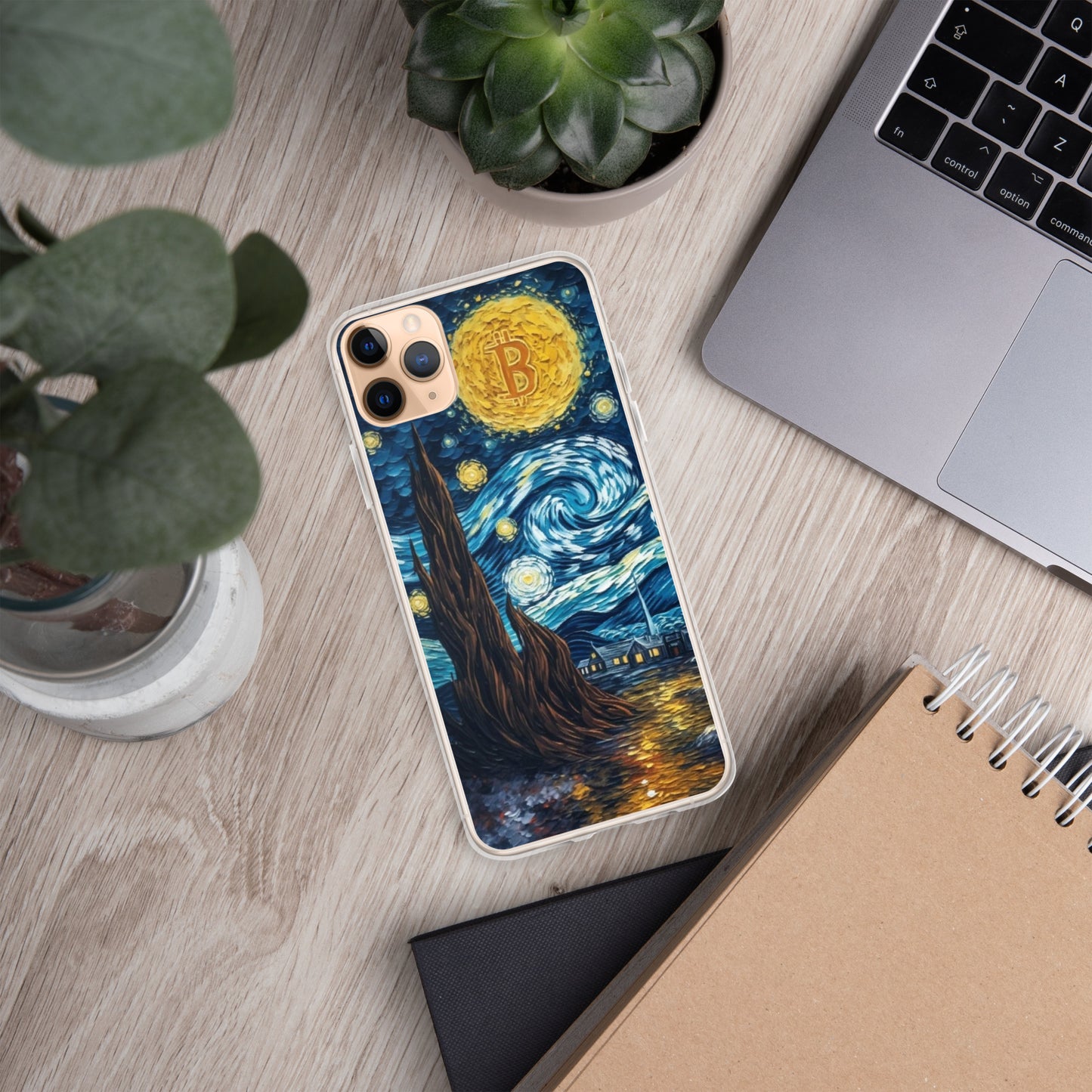 Capa para iPhone® A Noite Bitcoinizada