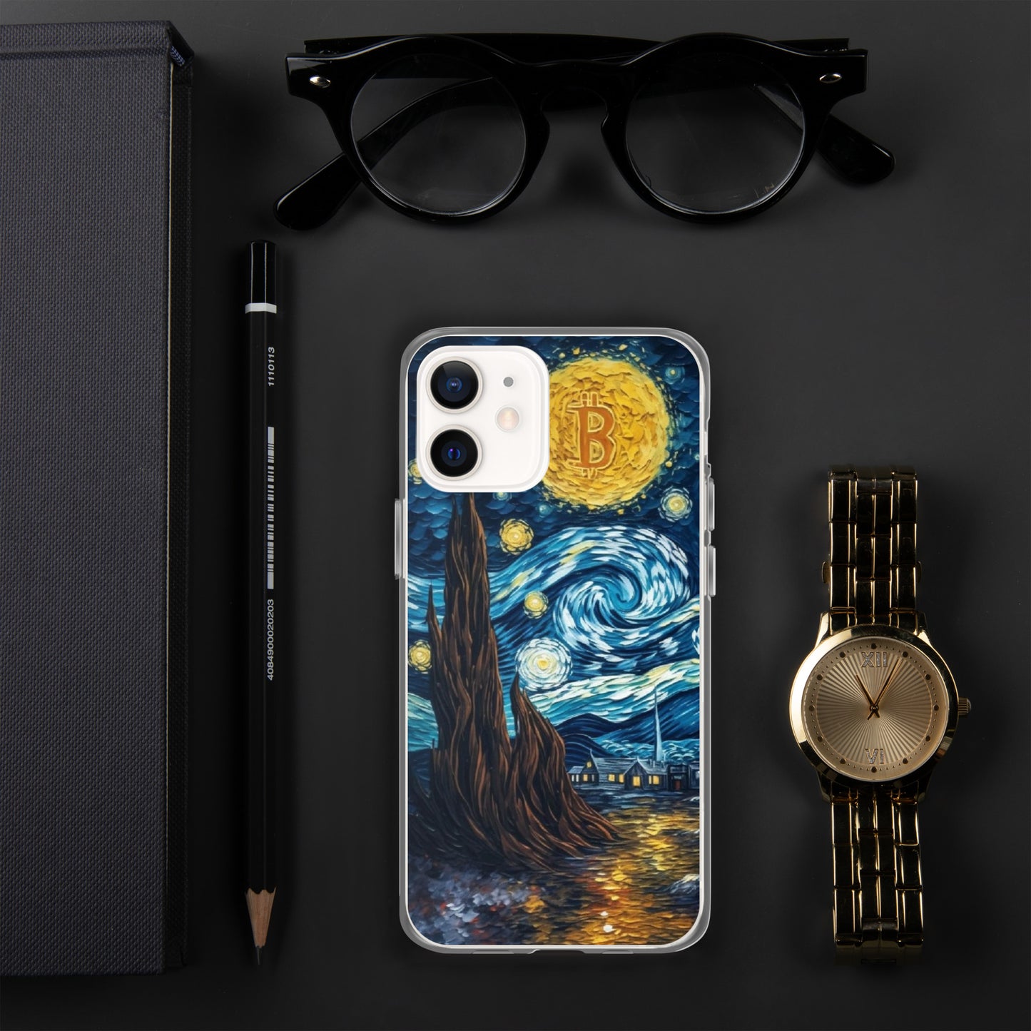 Capa para iPhone® A Noite Bitcoinizada