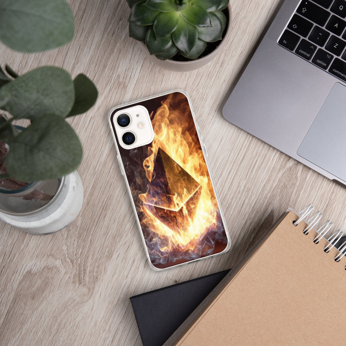 Capa para iPhone® Queimando ETH