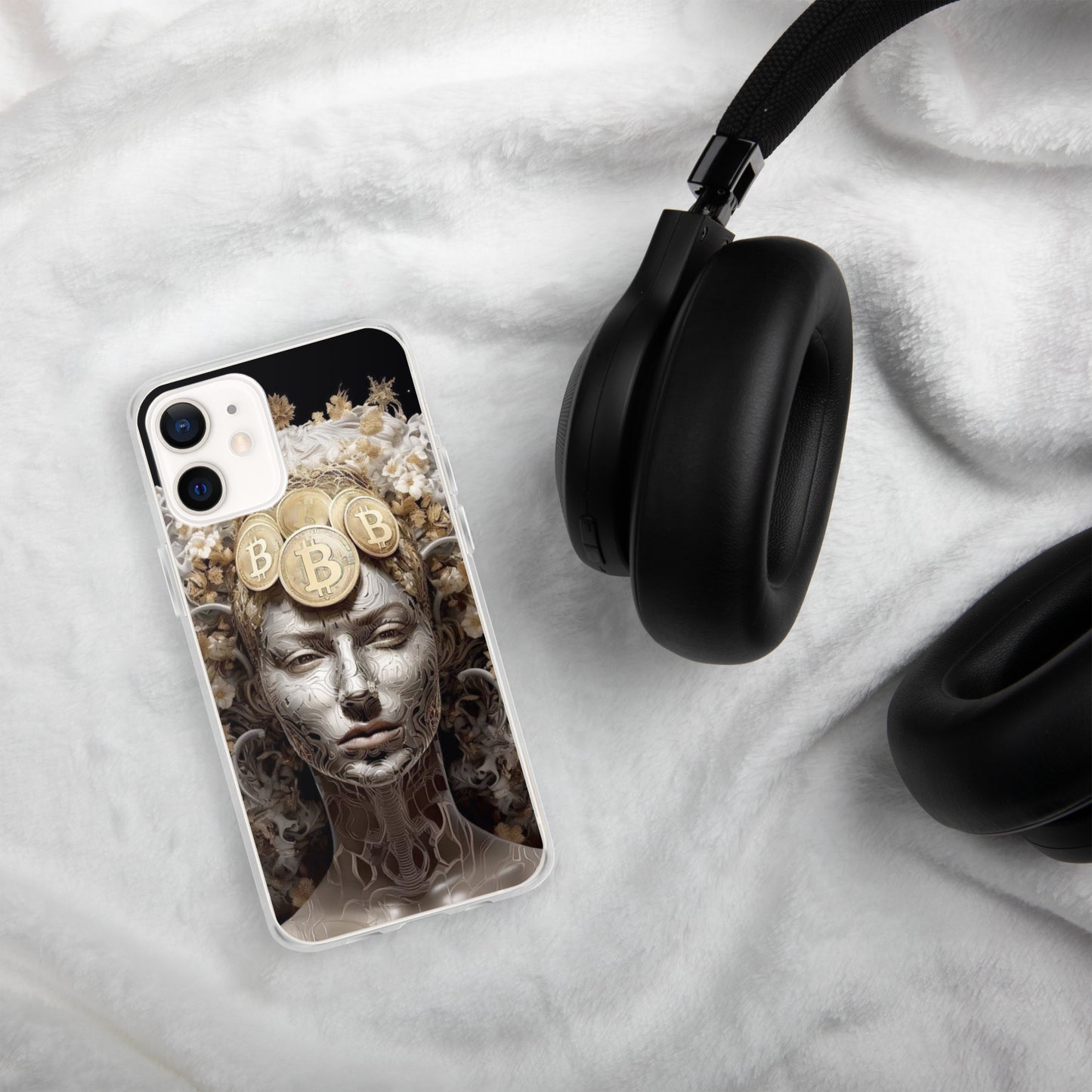 Capa para iPhone® Bitcoin A Deusa das Criptos