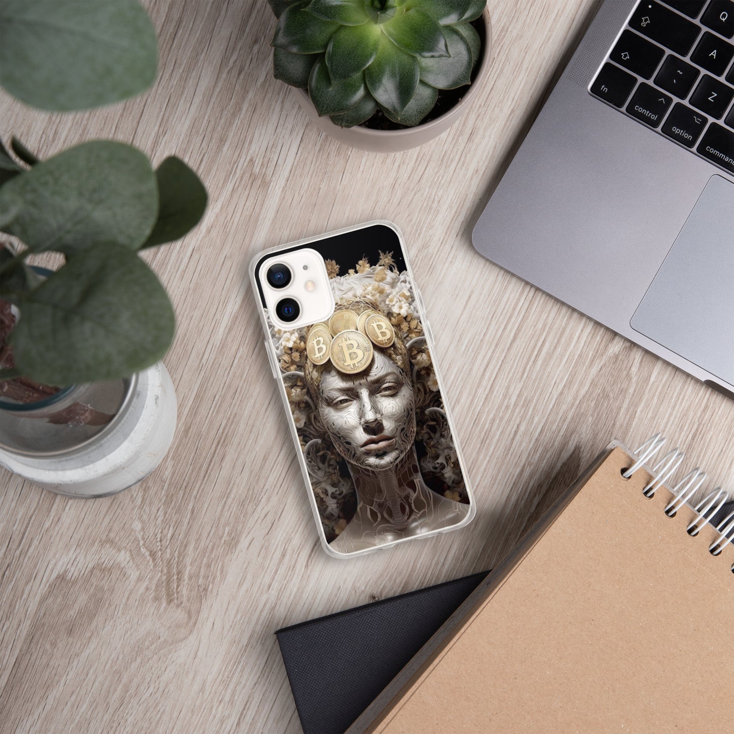 Capa para iPhone® Bitcoin A Deusa das Criptos