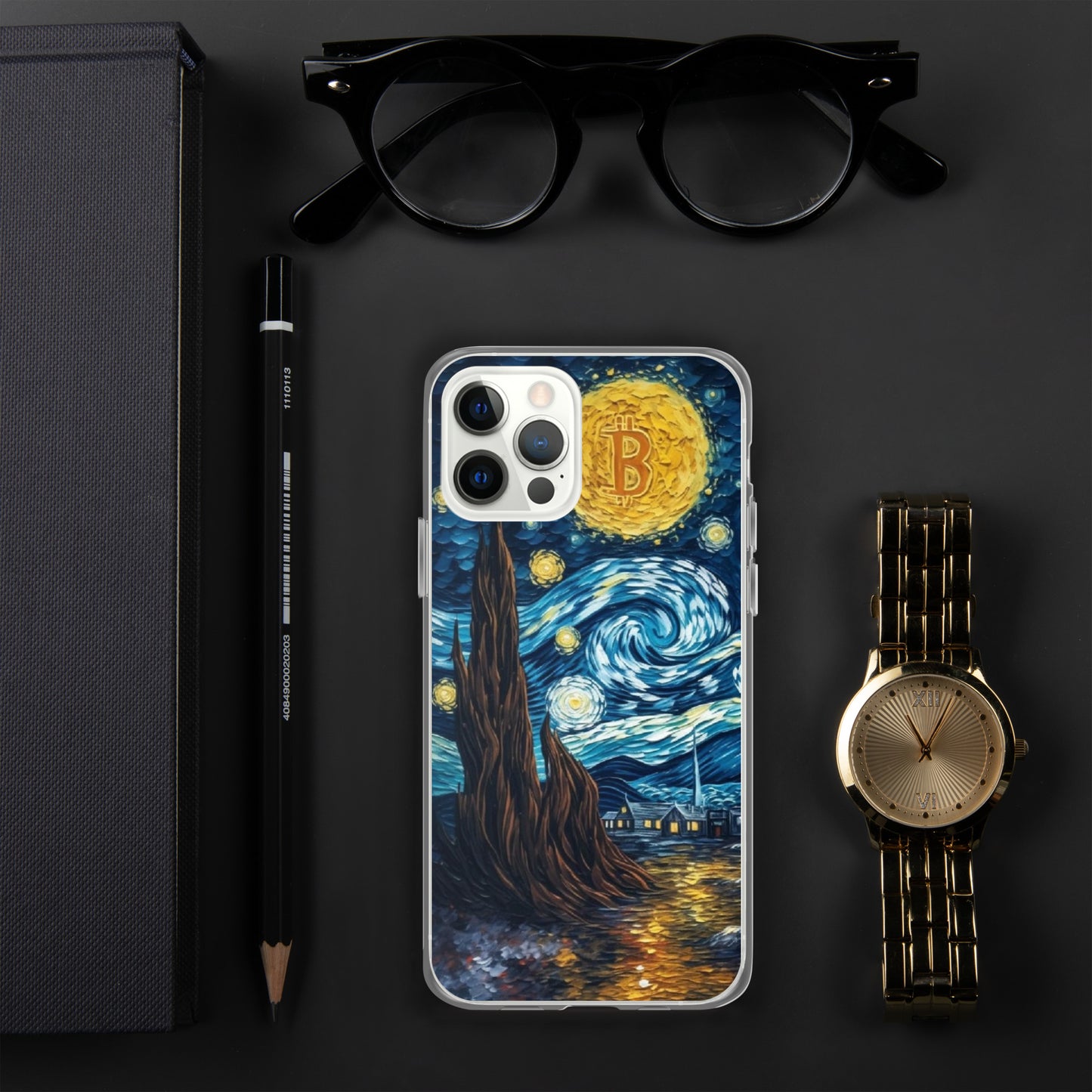 Capa para iPhone® A Noite Bitcoinizada