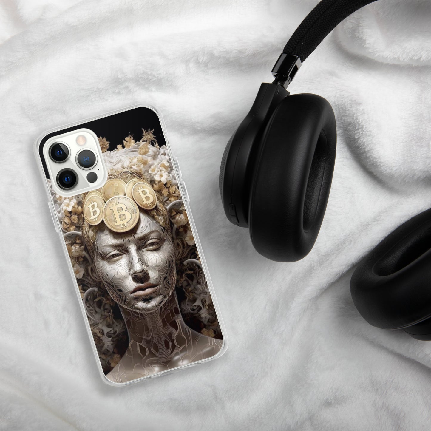Capa para iPhone® Bitcoin A Deusa das Criptos