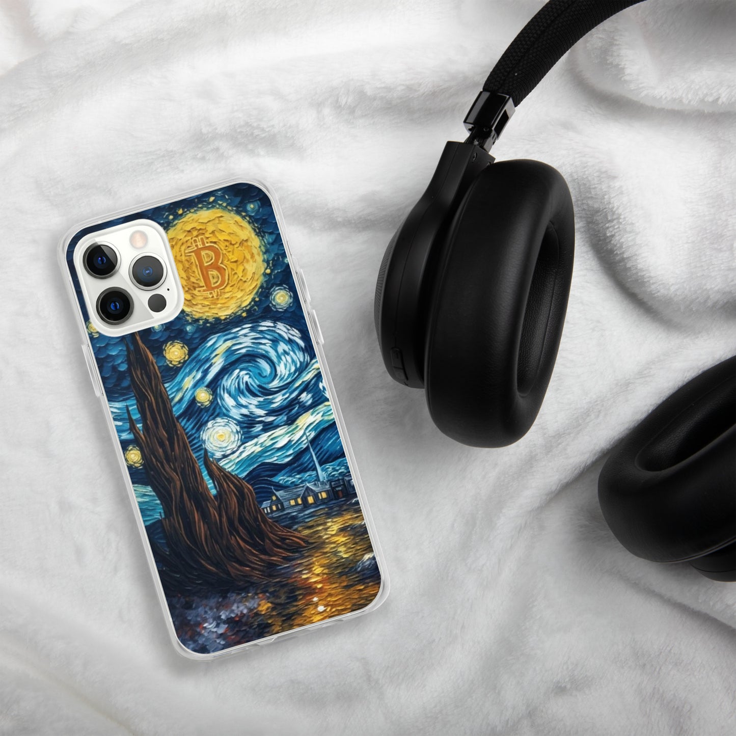 Capa para iPhone® A Noite Bitcoinizada