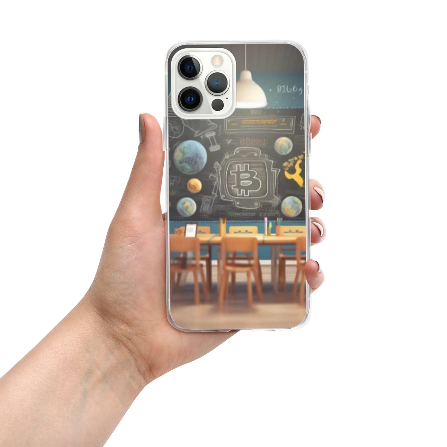 Capa para iPhone® Em que mundo você deseja viver?