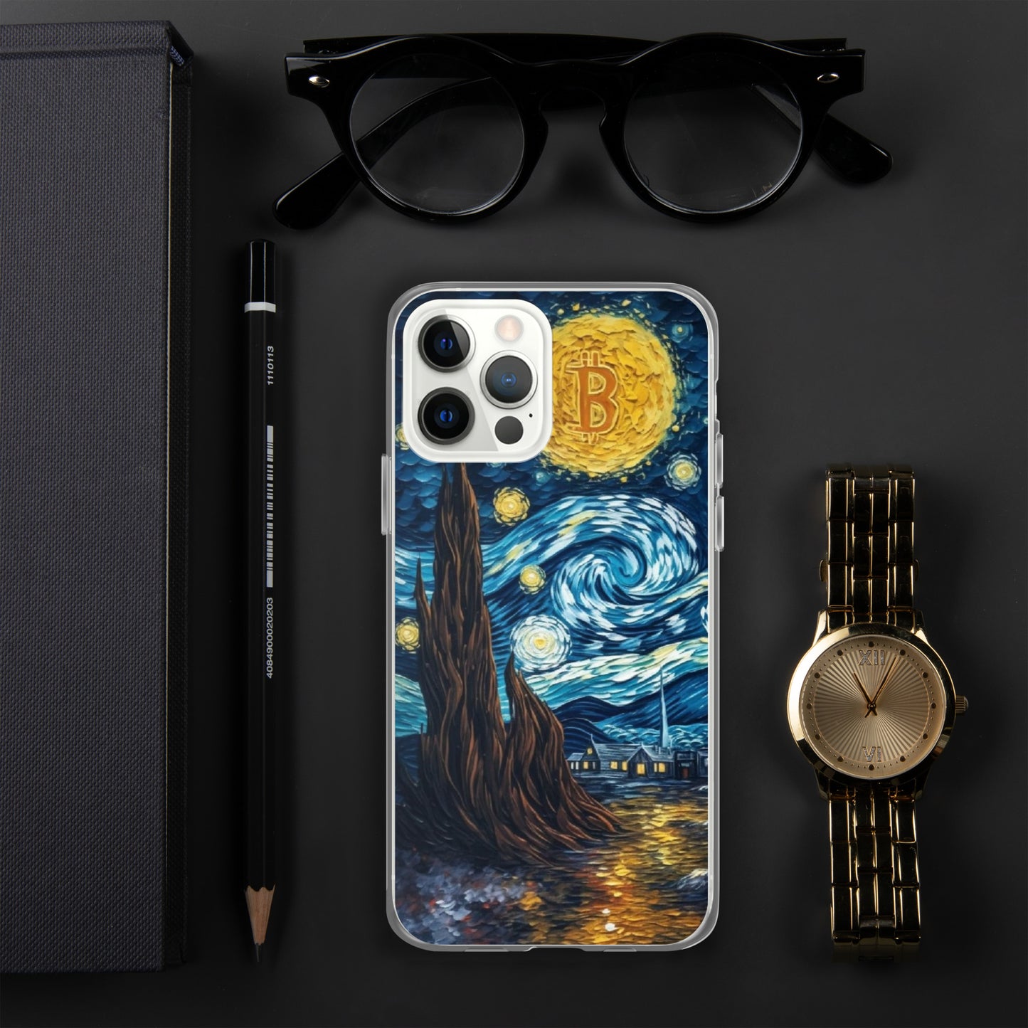 Capa para iPhone® A Noite Bitcoinizada