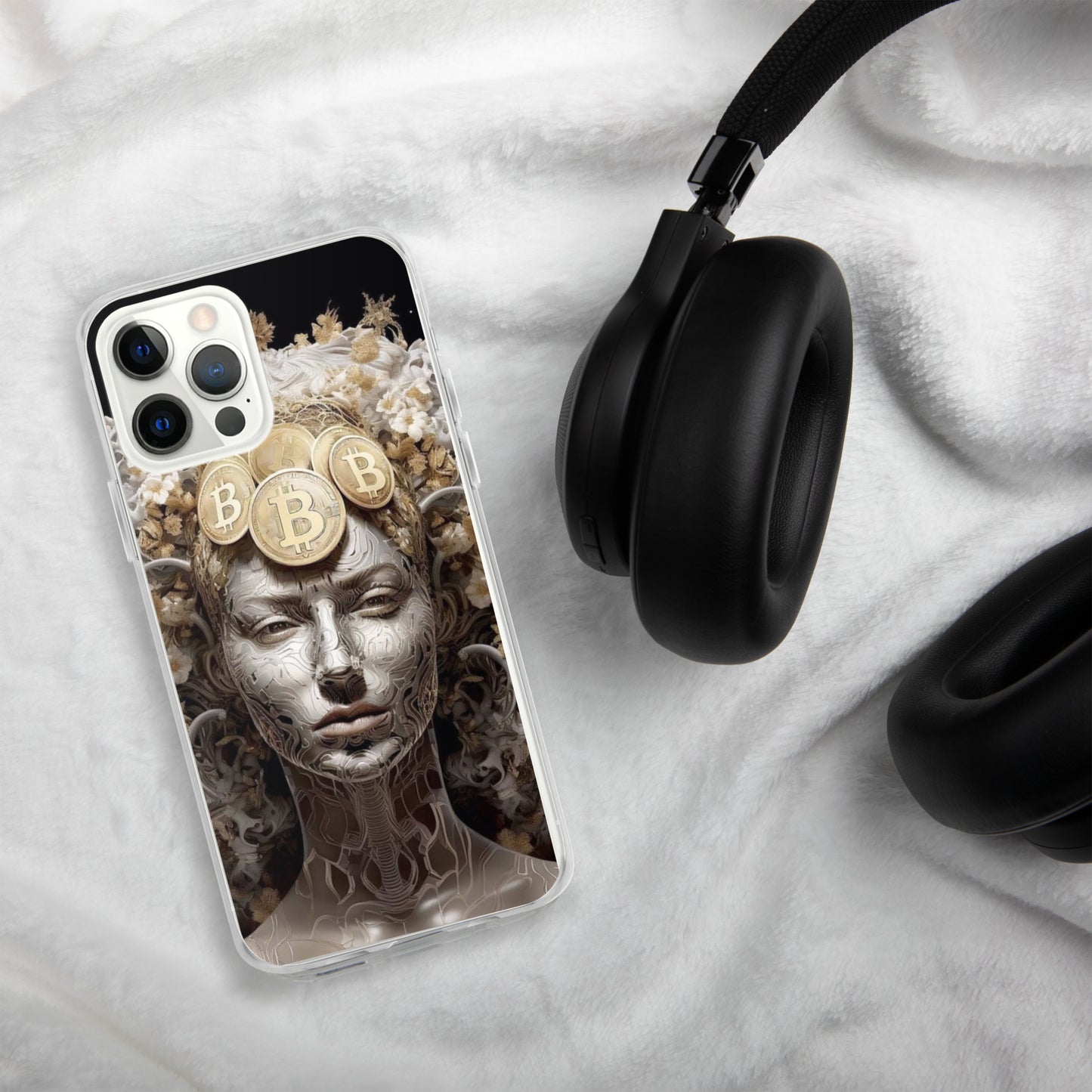 Capa para iPhone® Bitcoin A Deusa das Criptos