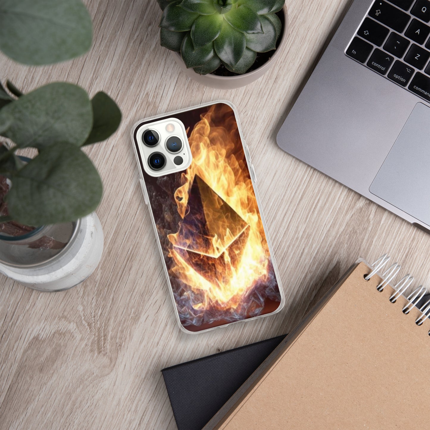 Capa para iPhone® Queimando ETH