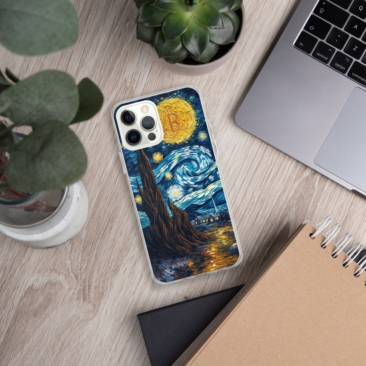 Capa para iPhone® A Noite Bitcoinizada