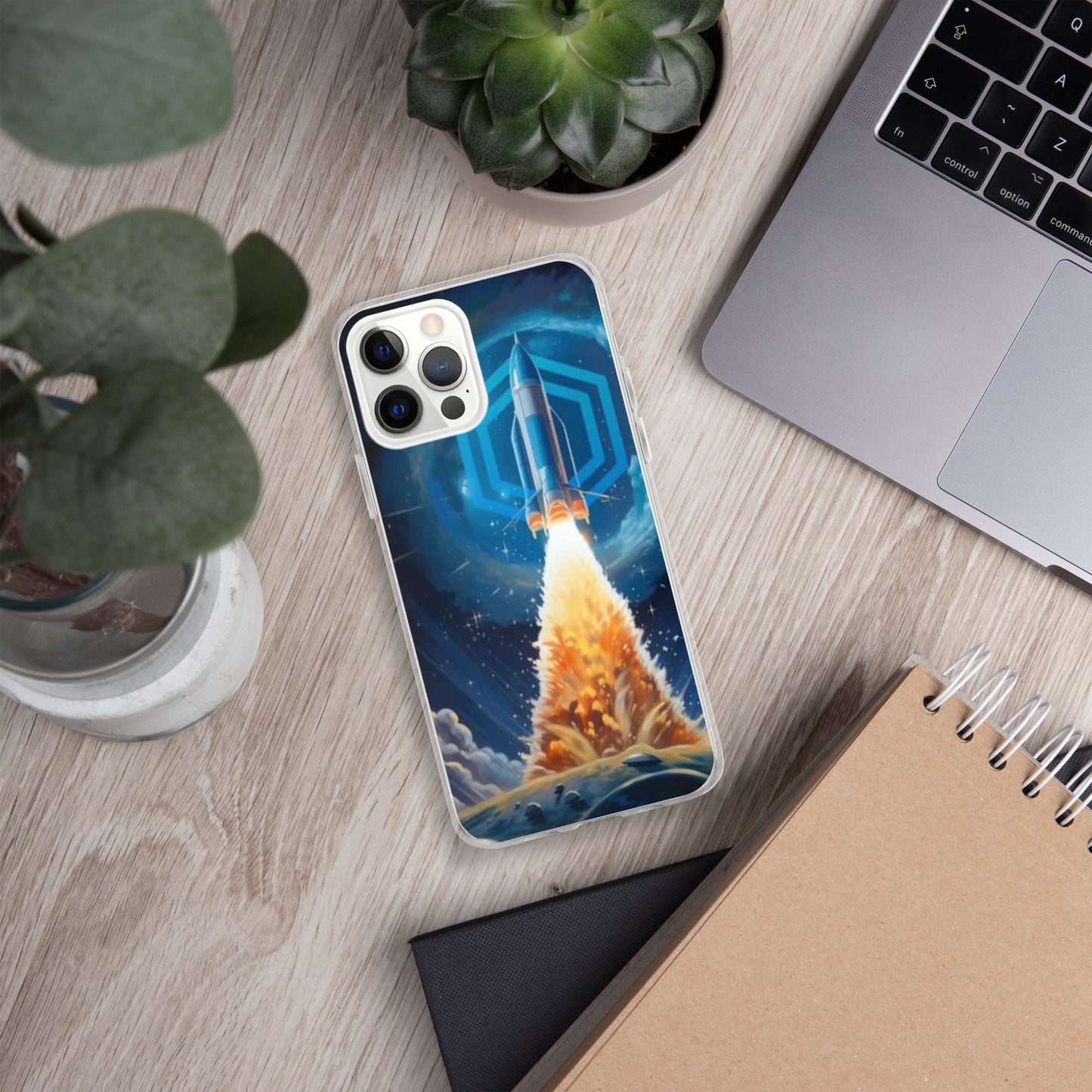 Capa para iPhone® Chainlink o Google do Universo Cripto