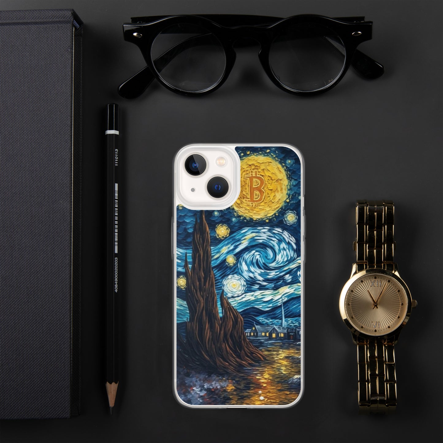 Capa para iPhone® A Noite Bitcoinizada