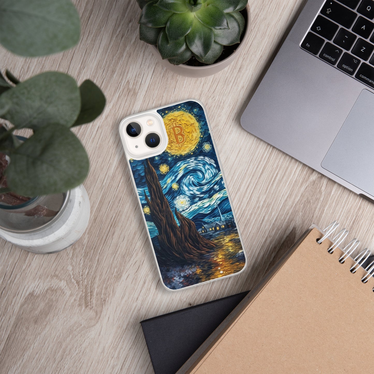 Capa para iPhone® A Noite Bitcoinizada