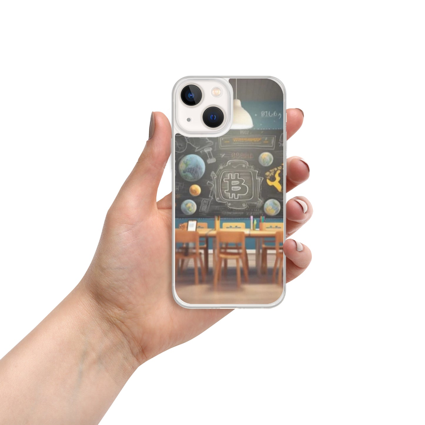 Capa para iPhone® Em que mundo você deseja viver?