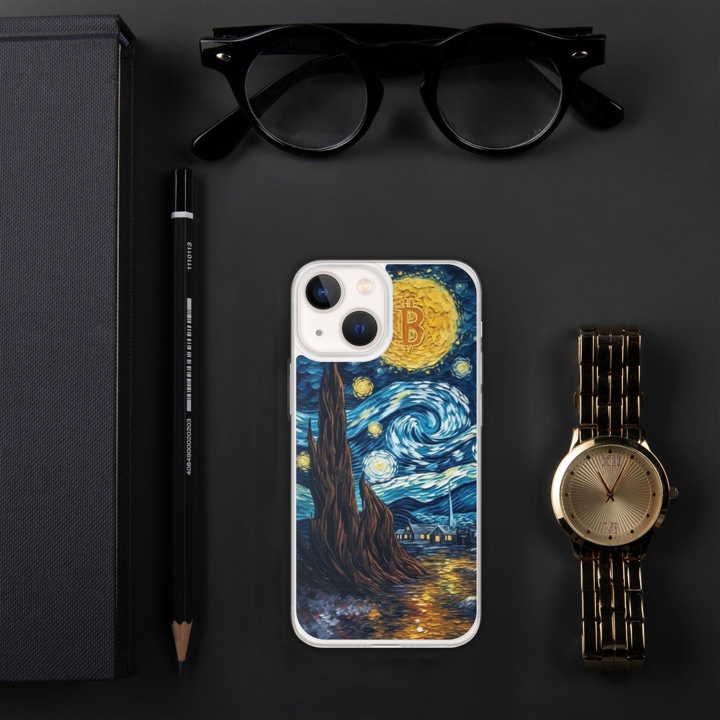 Capa para iPhone® A Noite Bitcoinizada