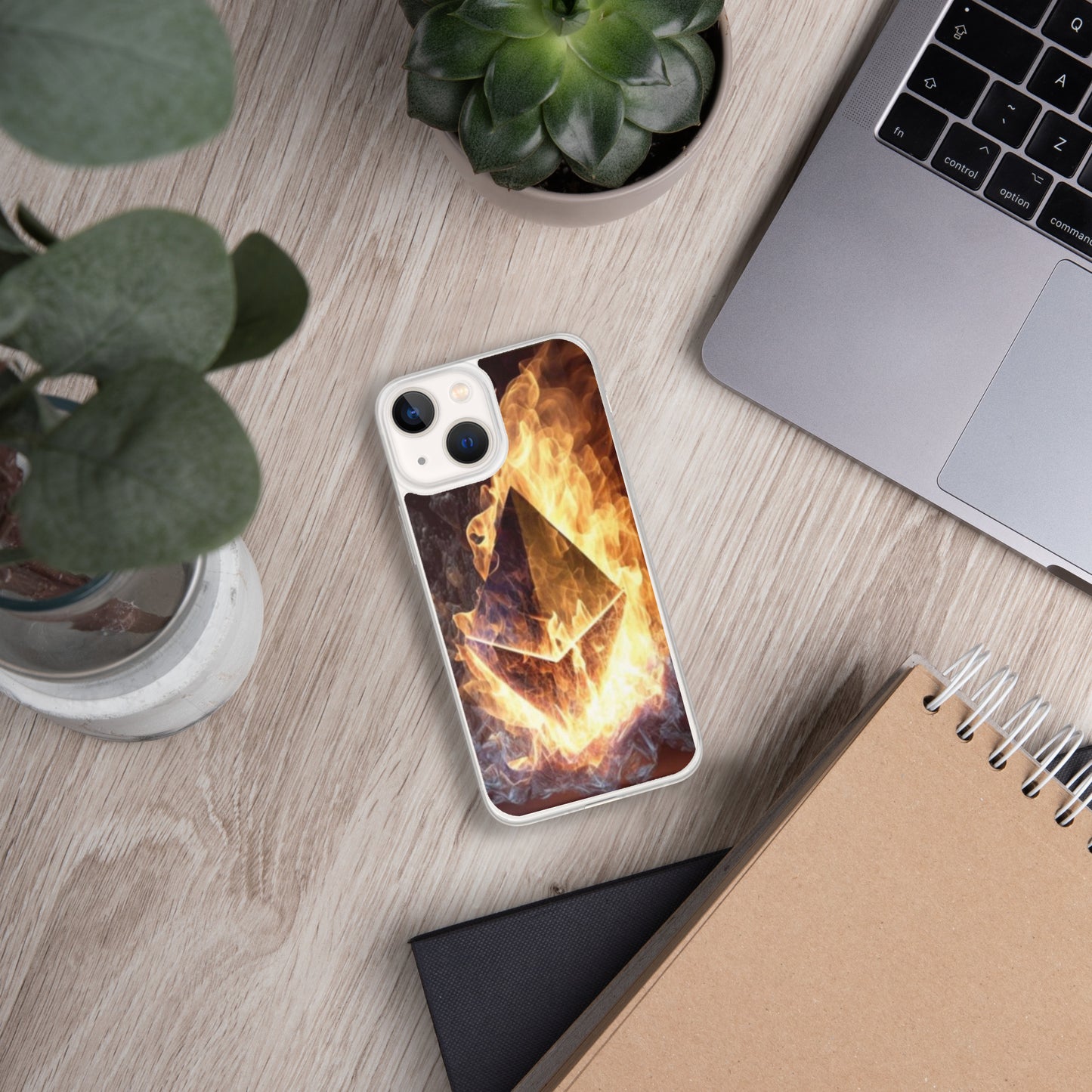 Capa para iPhone® Queimando ETH