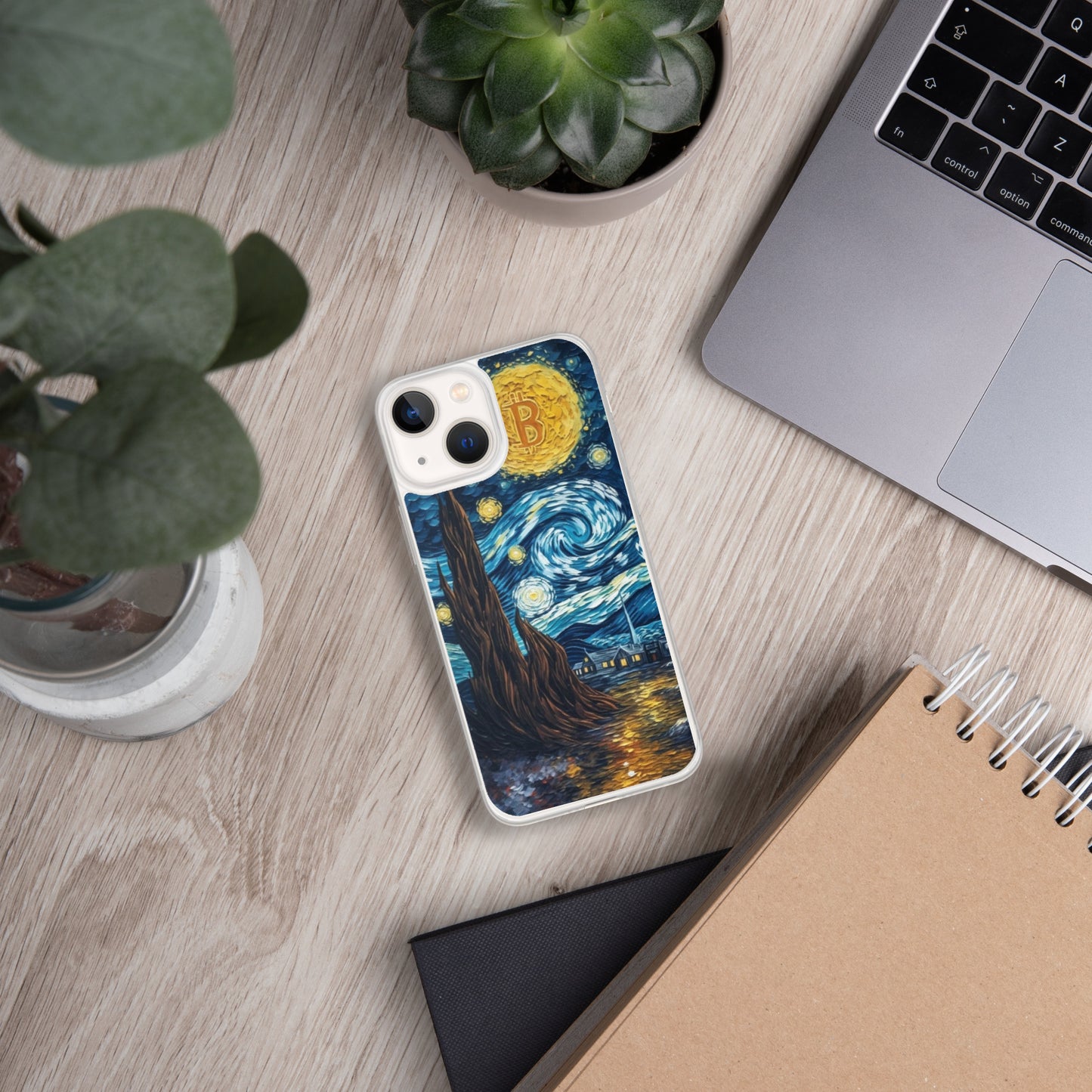 Capa para iPhone® A Noite Bitcoinizada