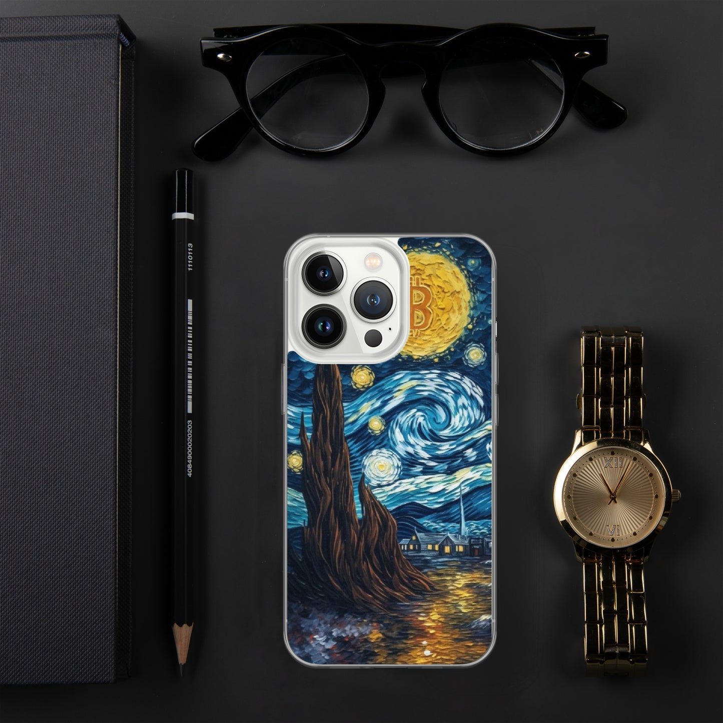 Capa para iPhone® A Noite Bitcoinizada