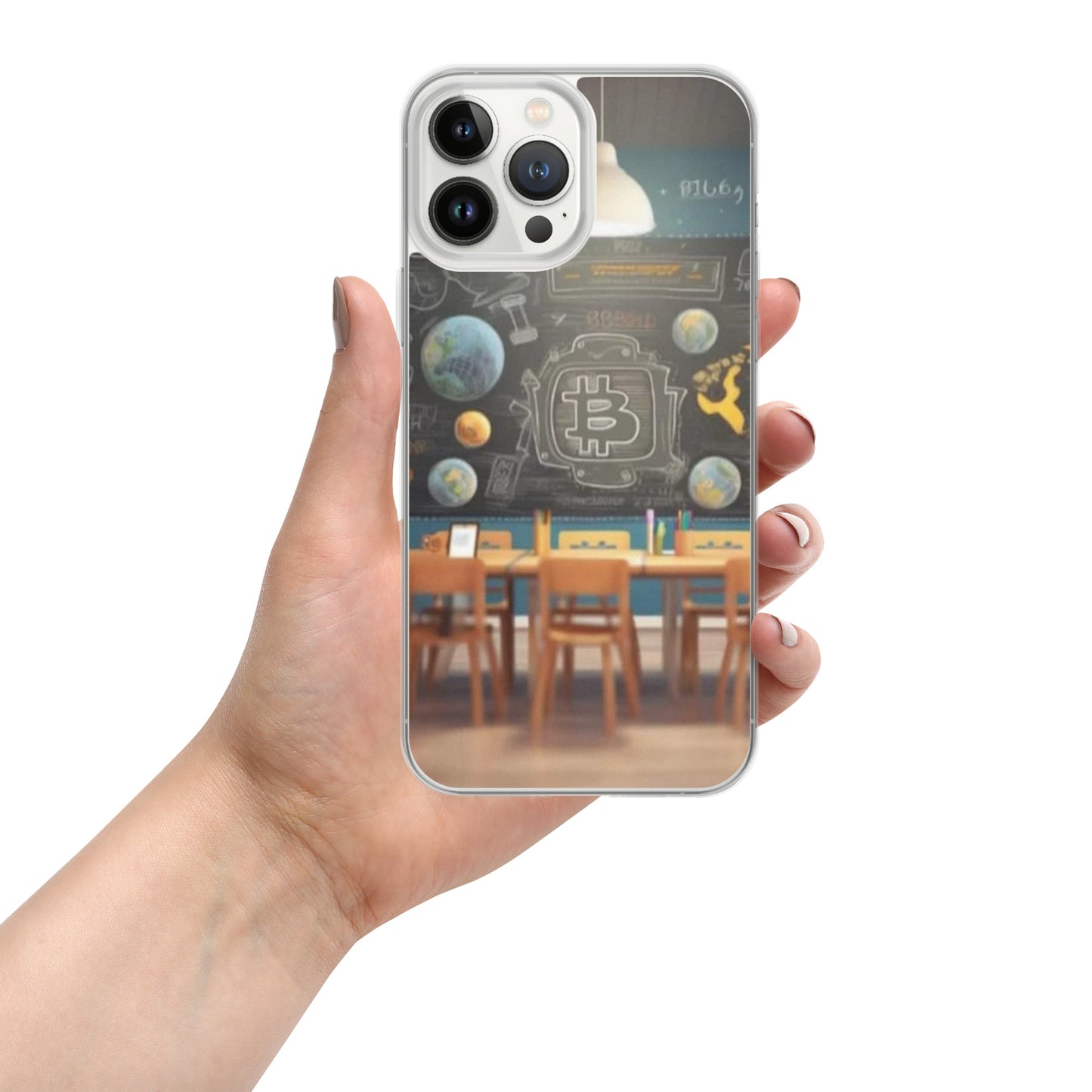 Capa para iPhone® Em que mundo você deseja viver?
