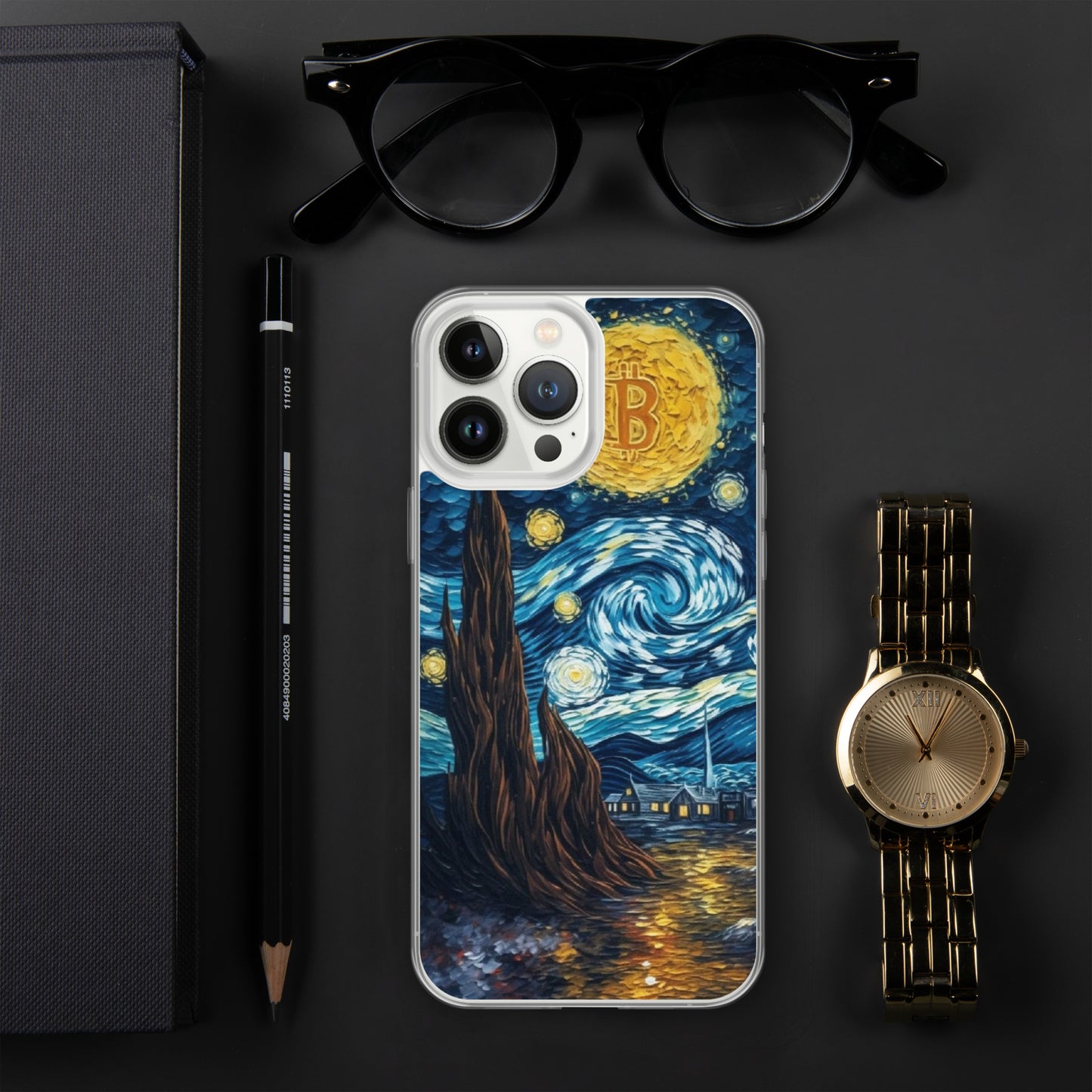 Capa para iPhone® A Noite Bitcoinizada