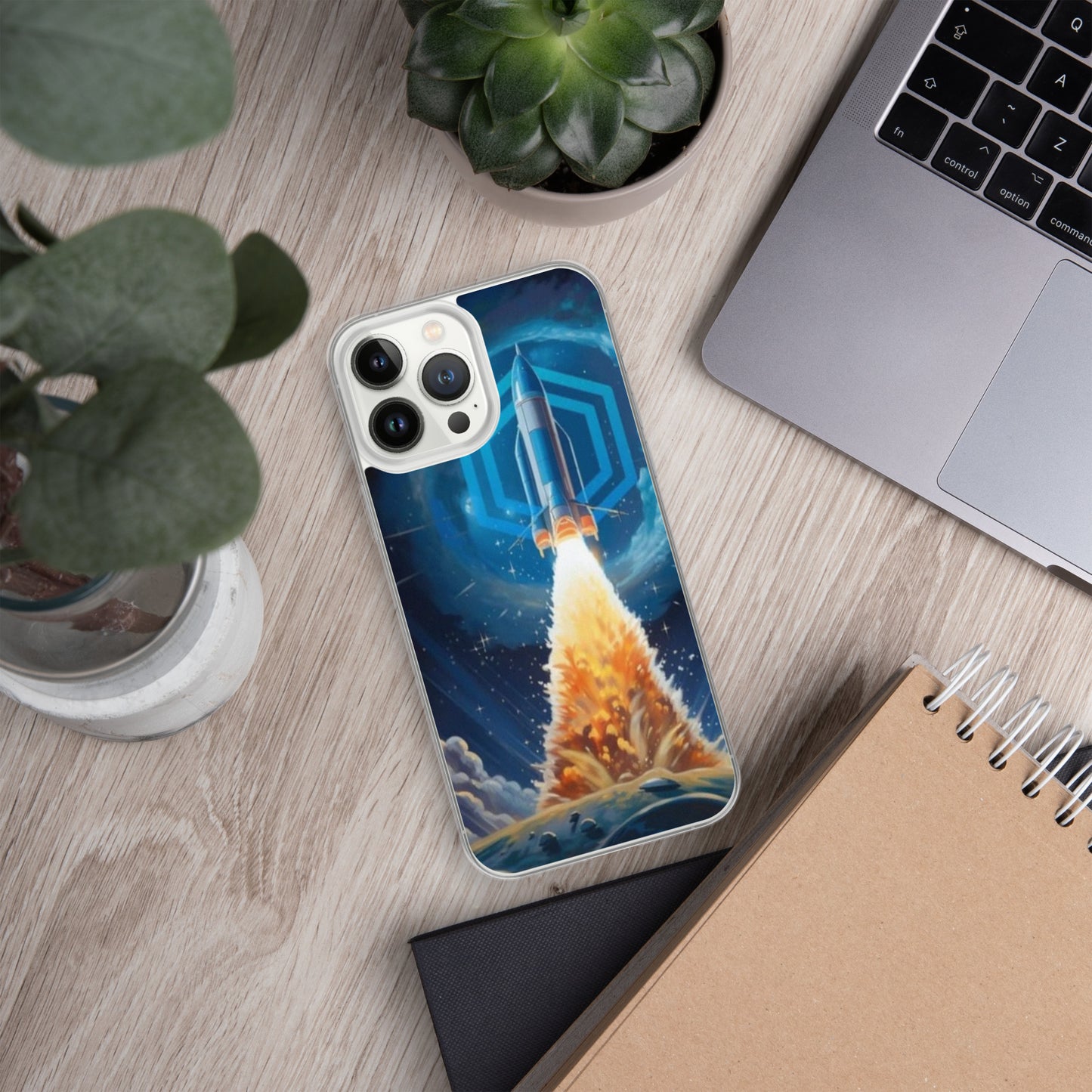 Capa para iPhone® Chainlink o Google do Universo Cripto