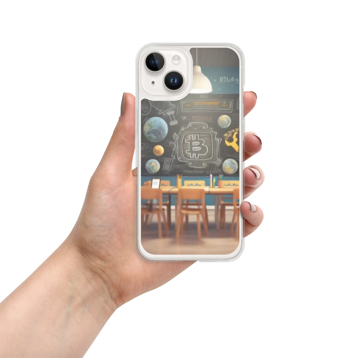 Capa para iPhone® Em que mundo você deseja viver?