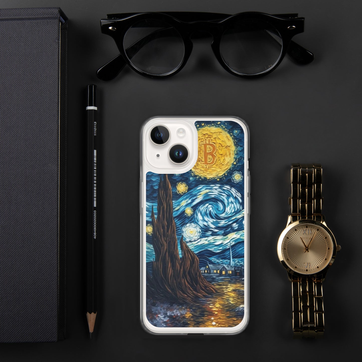 Capa para iPhone® A Noite Bitcoinizada