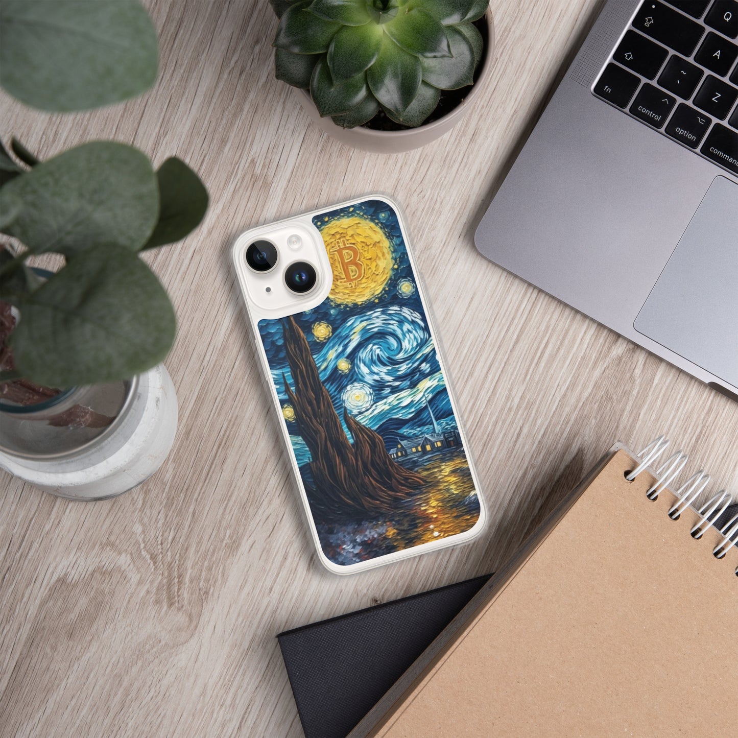 Capa para iPhone® A Noite Bitcoinizada