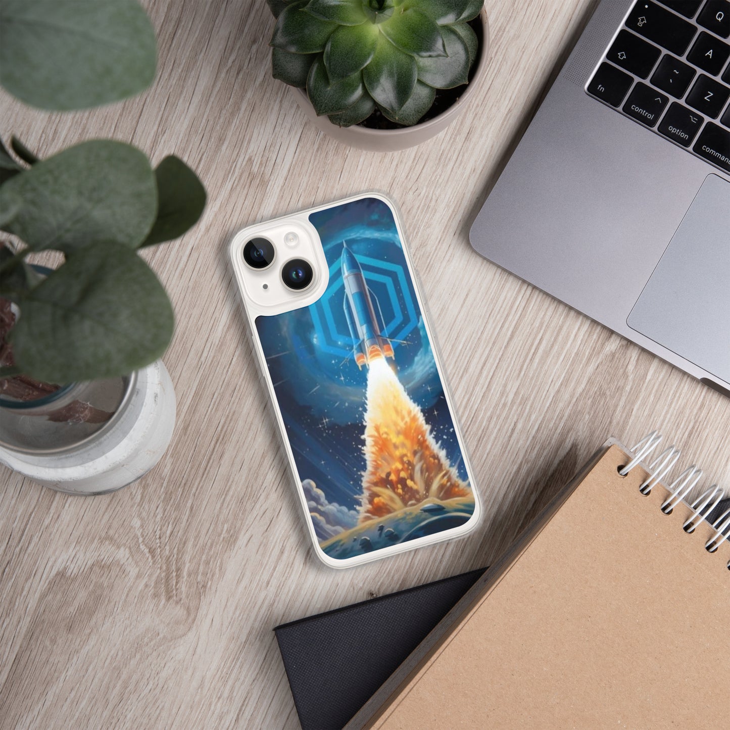 Capa para iPhone® Chainlink o Google do Universo Cripto