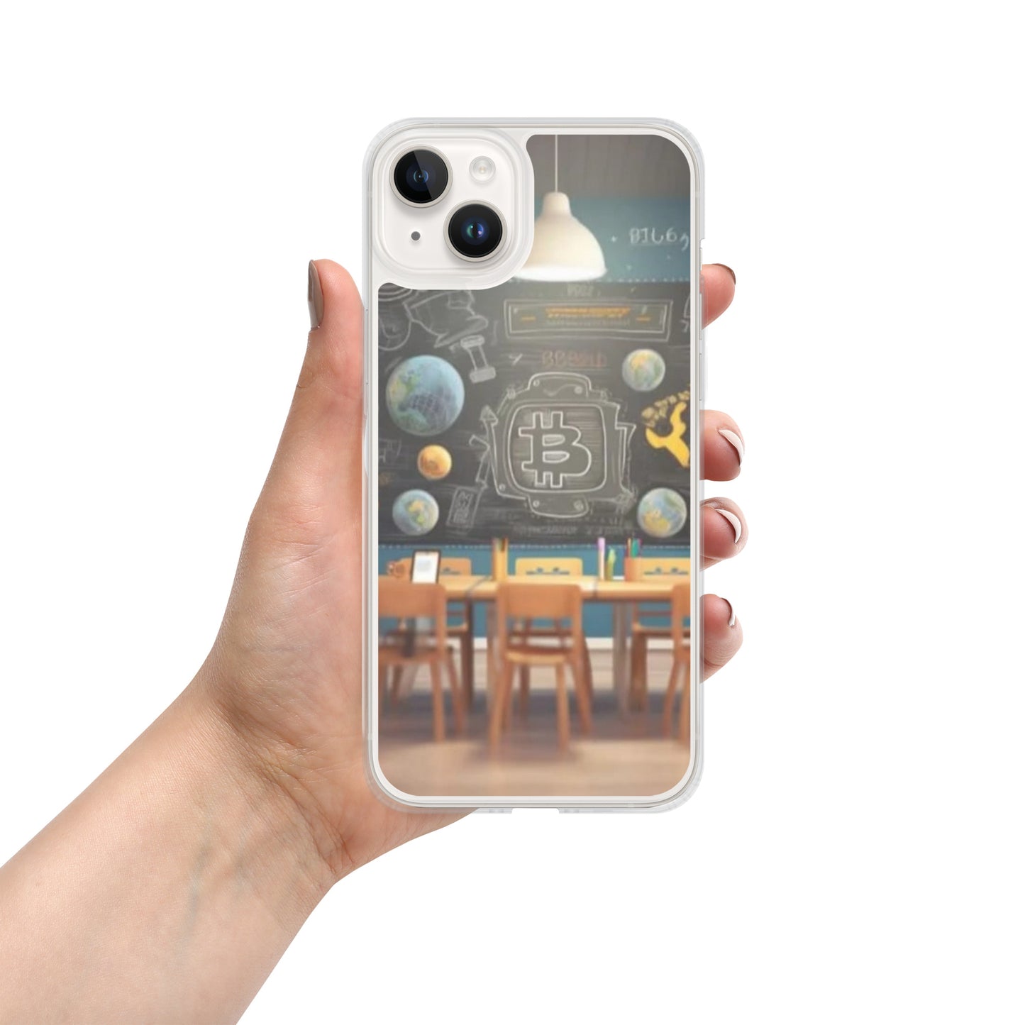Capa para iPhone® Em que mundo você deseja viver?