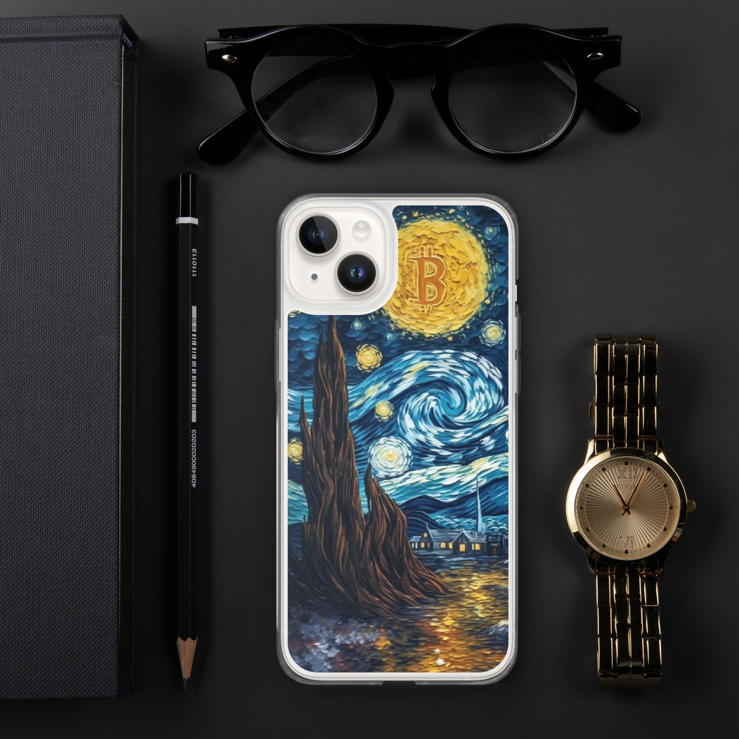 Capa para iPhone® A Noite Bitcoinizada