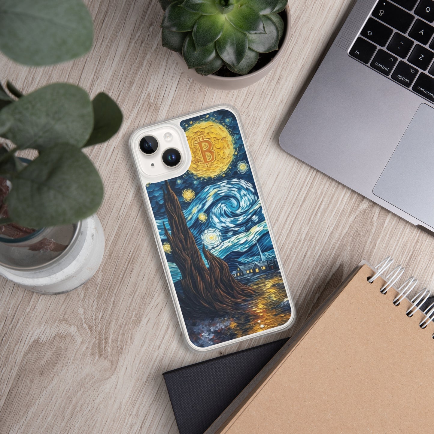 Capa para iPhone® A Noite Bitcoinizada