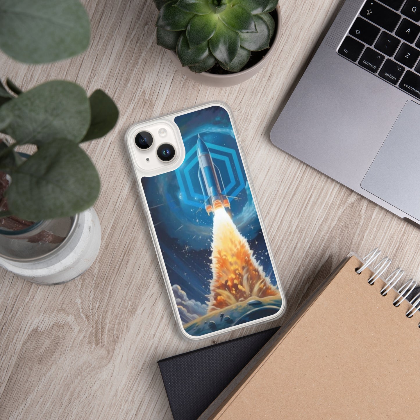 Capa para iPhone® Chainlink o Google do Universo Cripto