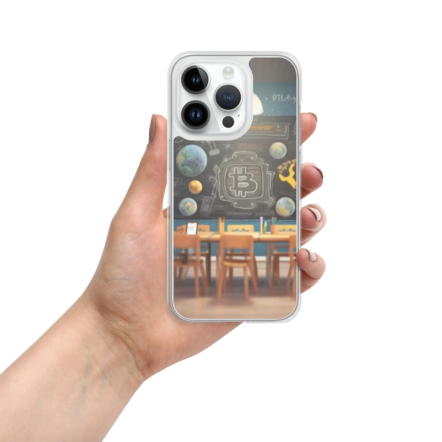 Capa para iPhone® Em que mundo você deseja viver?
