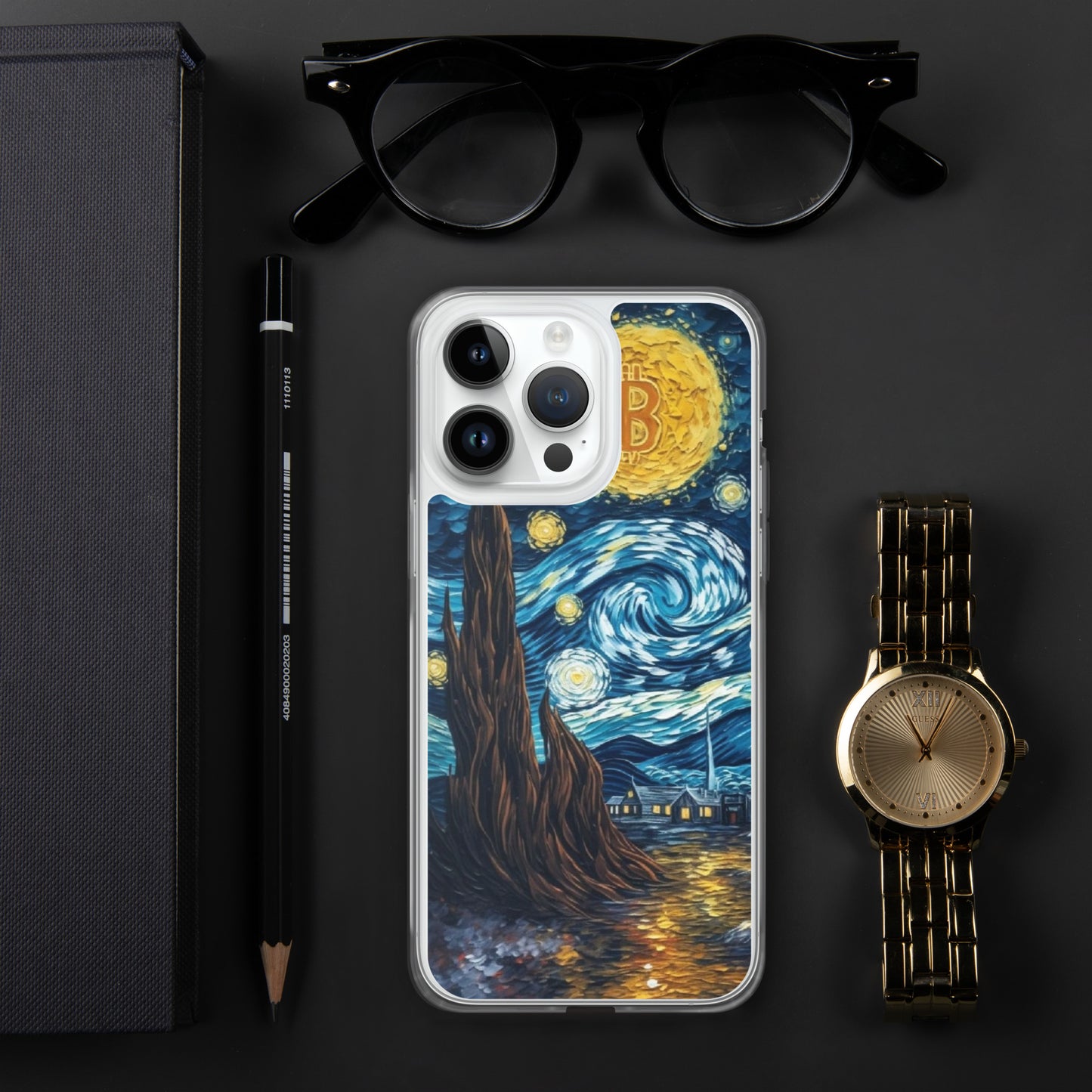Capa para iPhone® A Noite Bitcoinizada
