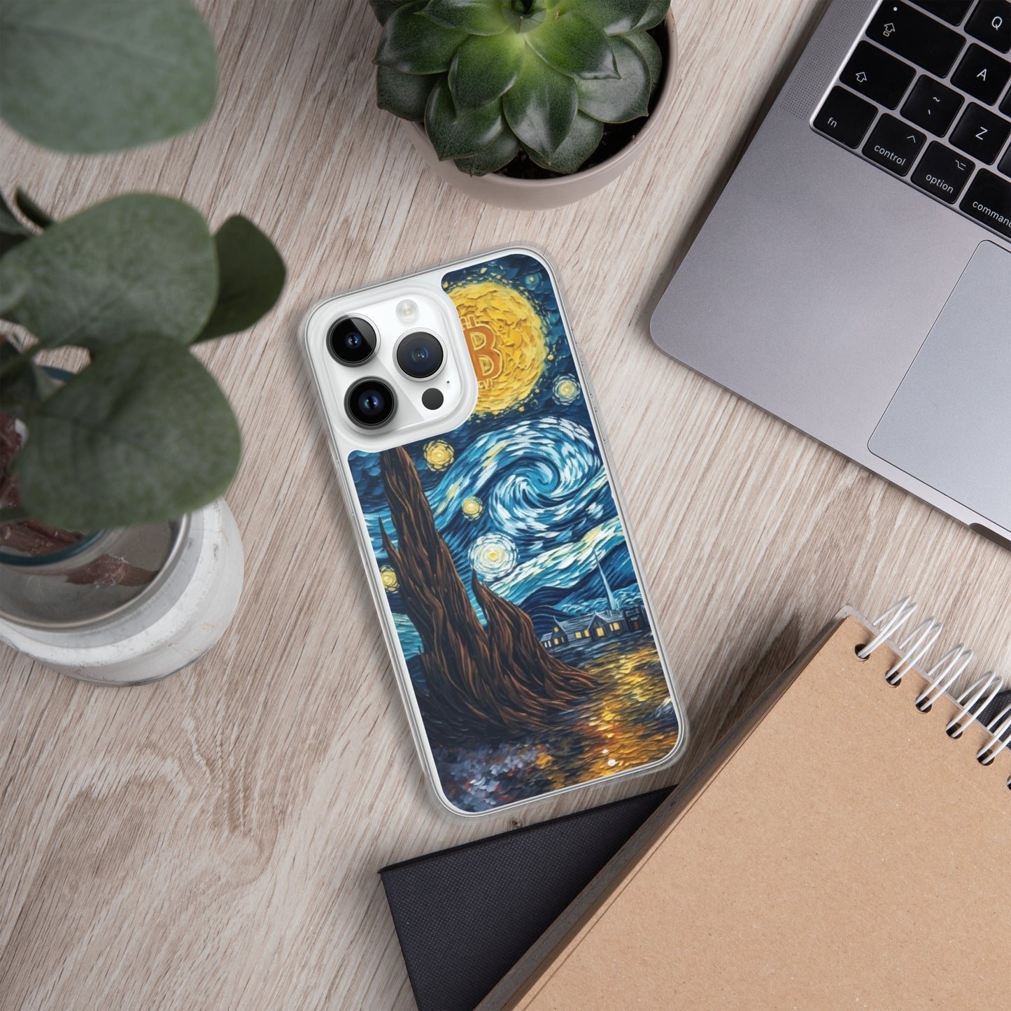 Capa para iPhone® A Noite Bitcoinizada