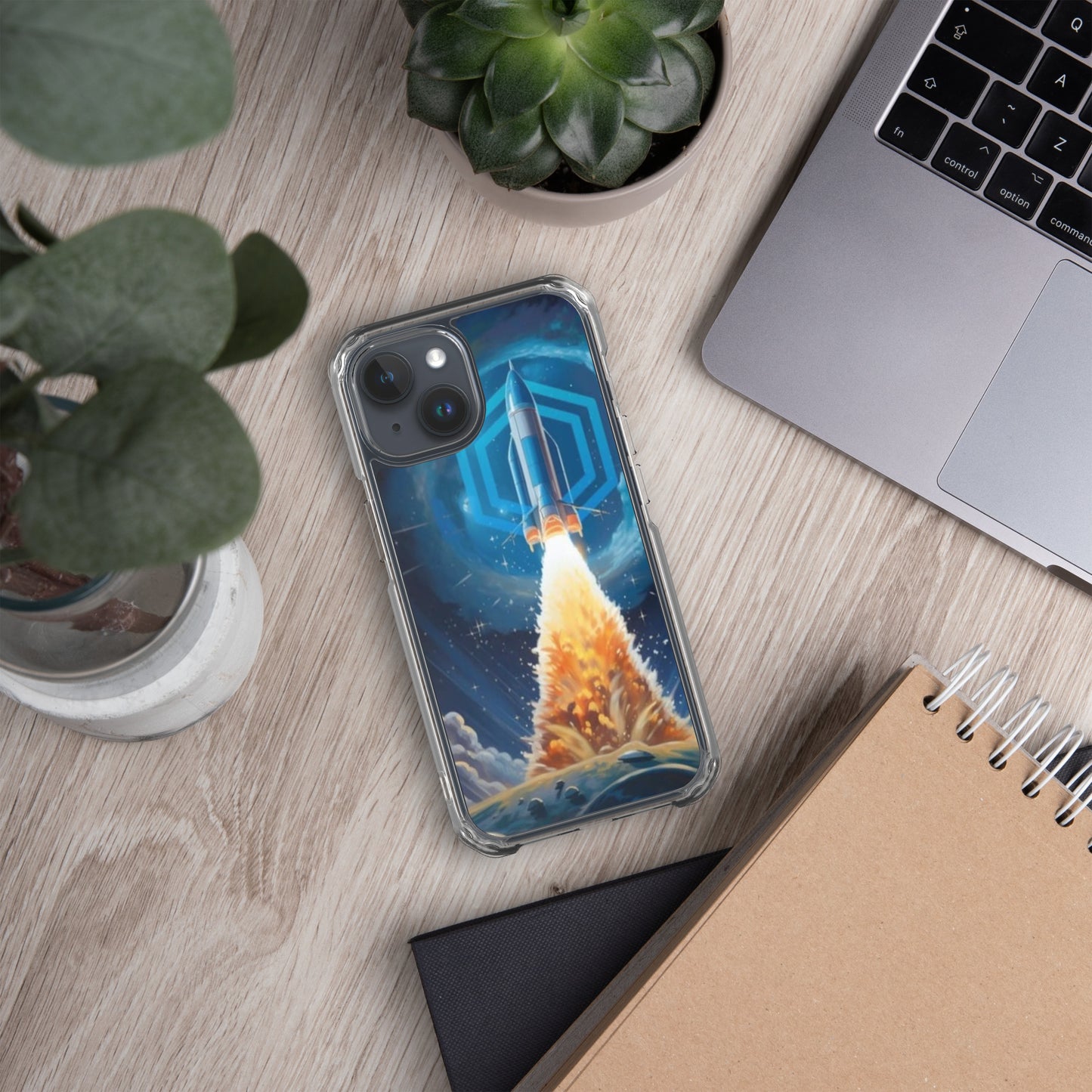 Capa para iPhone® Chainlink o Google do Universo Cripto