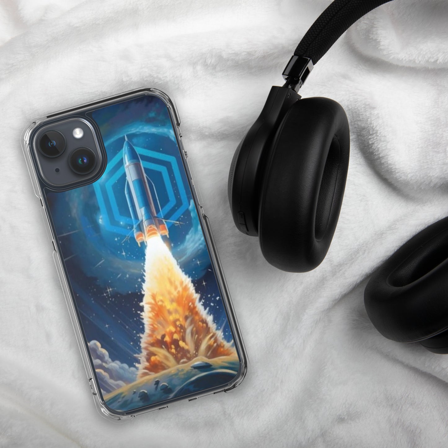 Capa para iPhone® Chainlink o Google do Universo Cripto