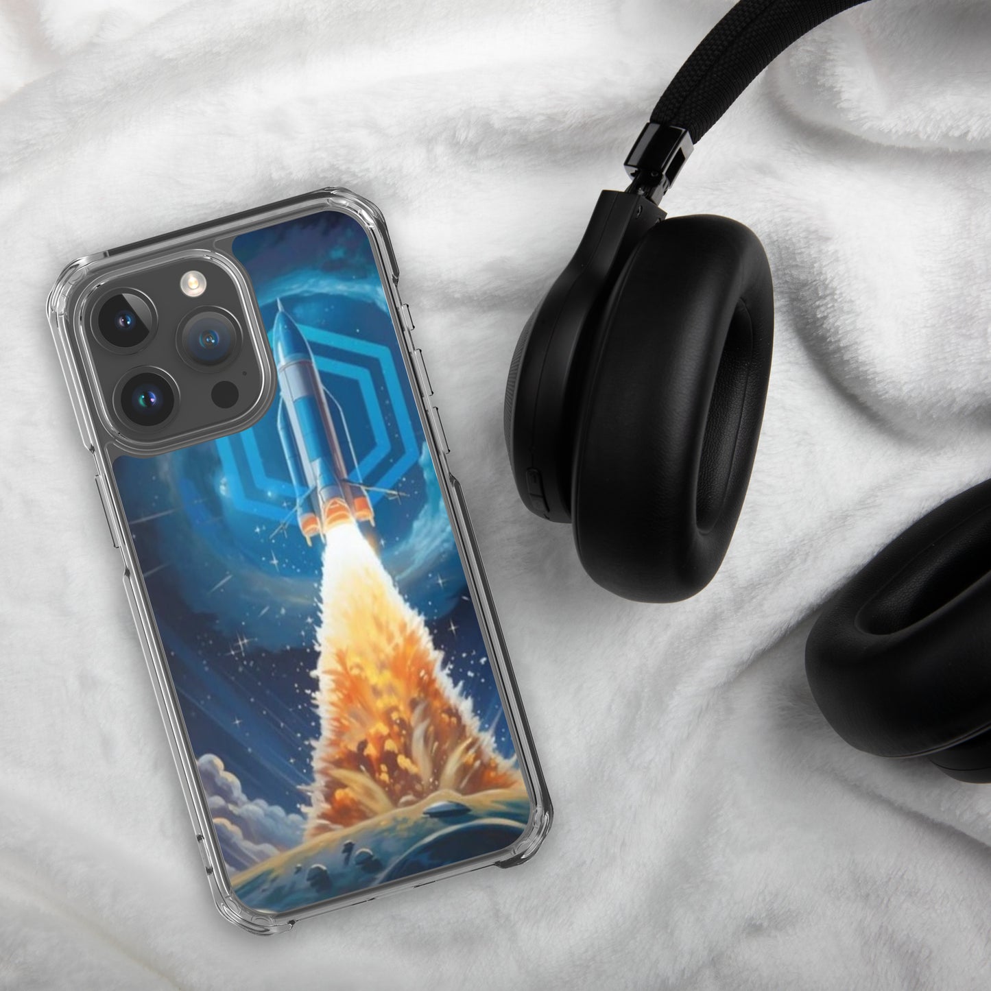 Capa para iPhone® Chainlink o Google do Universo Cripto