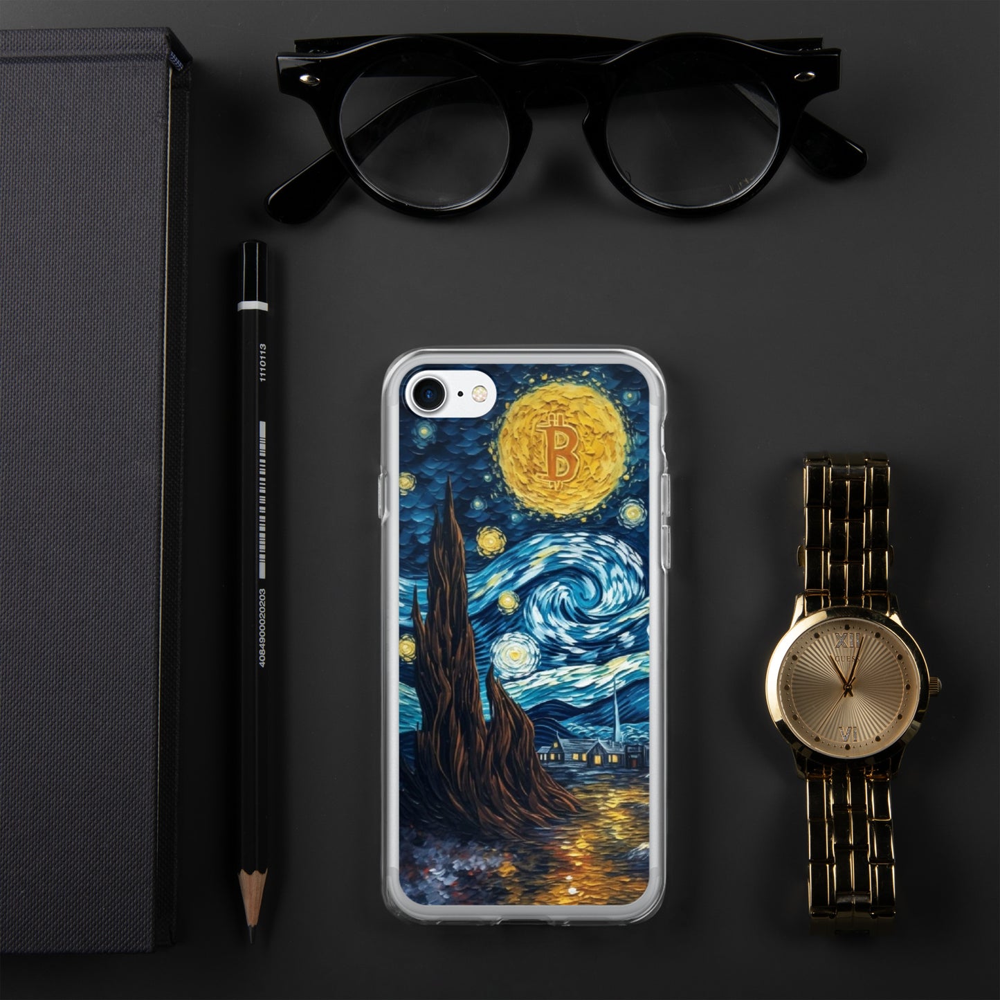 Capa para iPhone® A Noite Bitcoinizada
