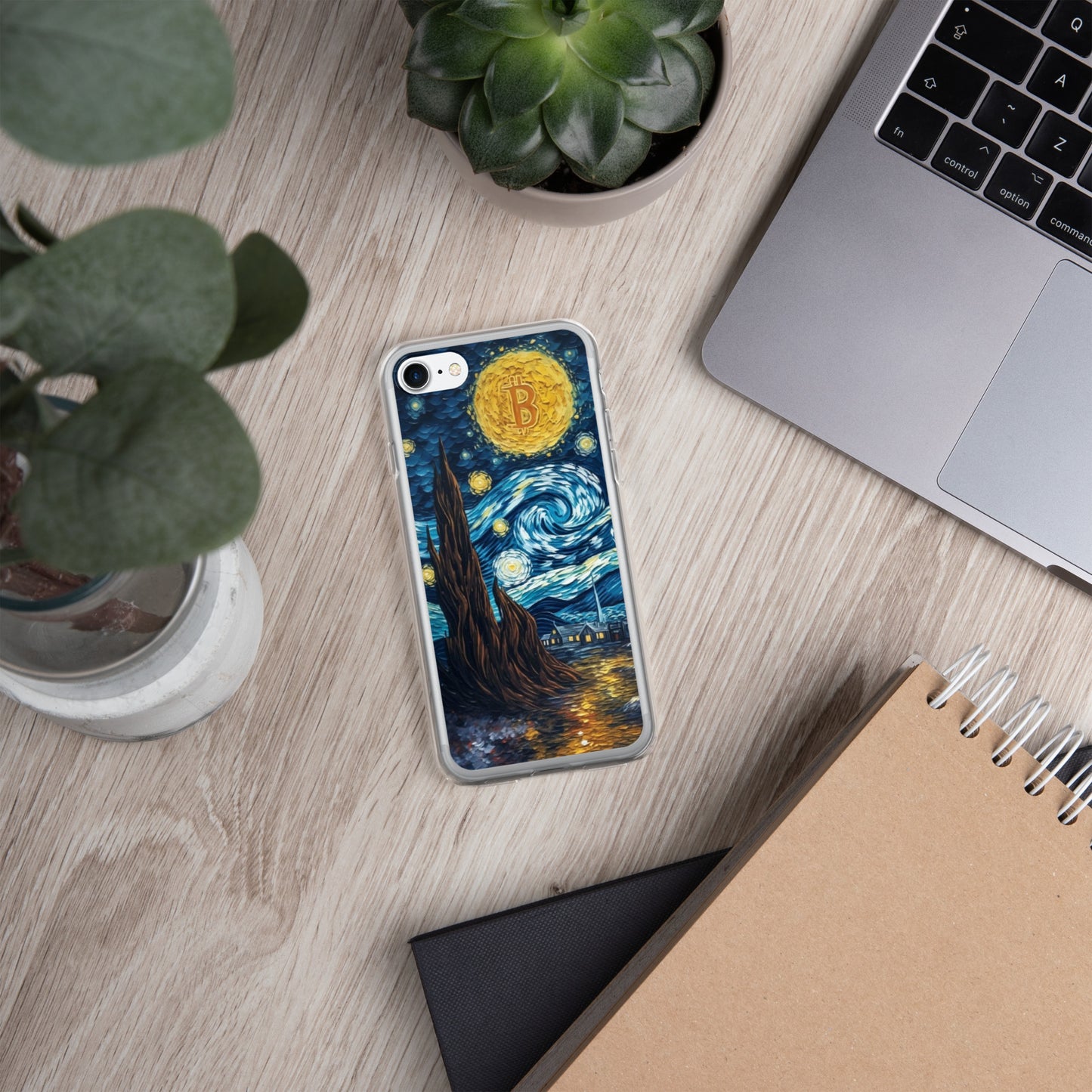 Capa para iPhone® A Noite Bitcoinizada