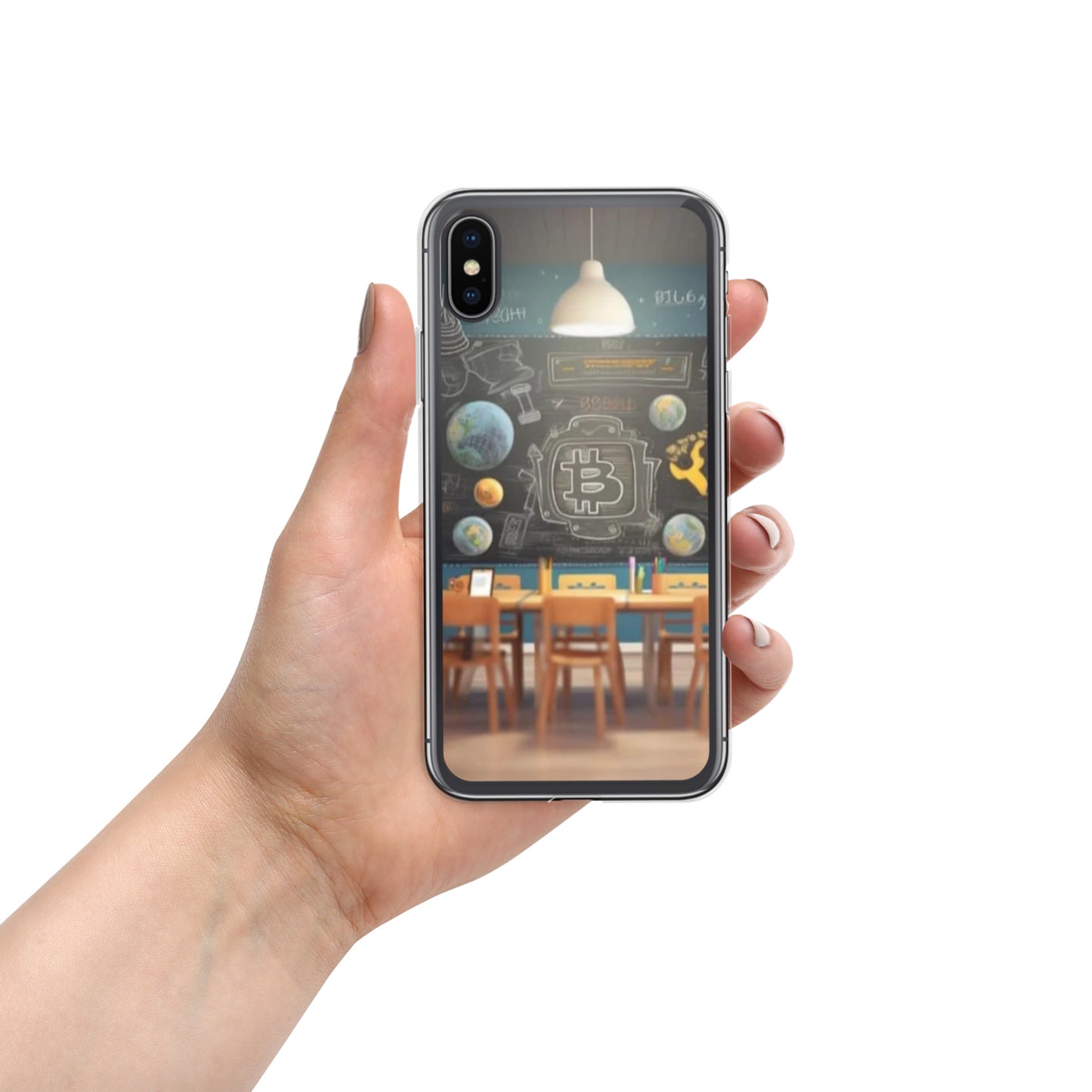 Capa para iPhone® Em que mundo você deseja viver?